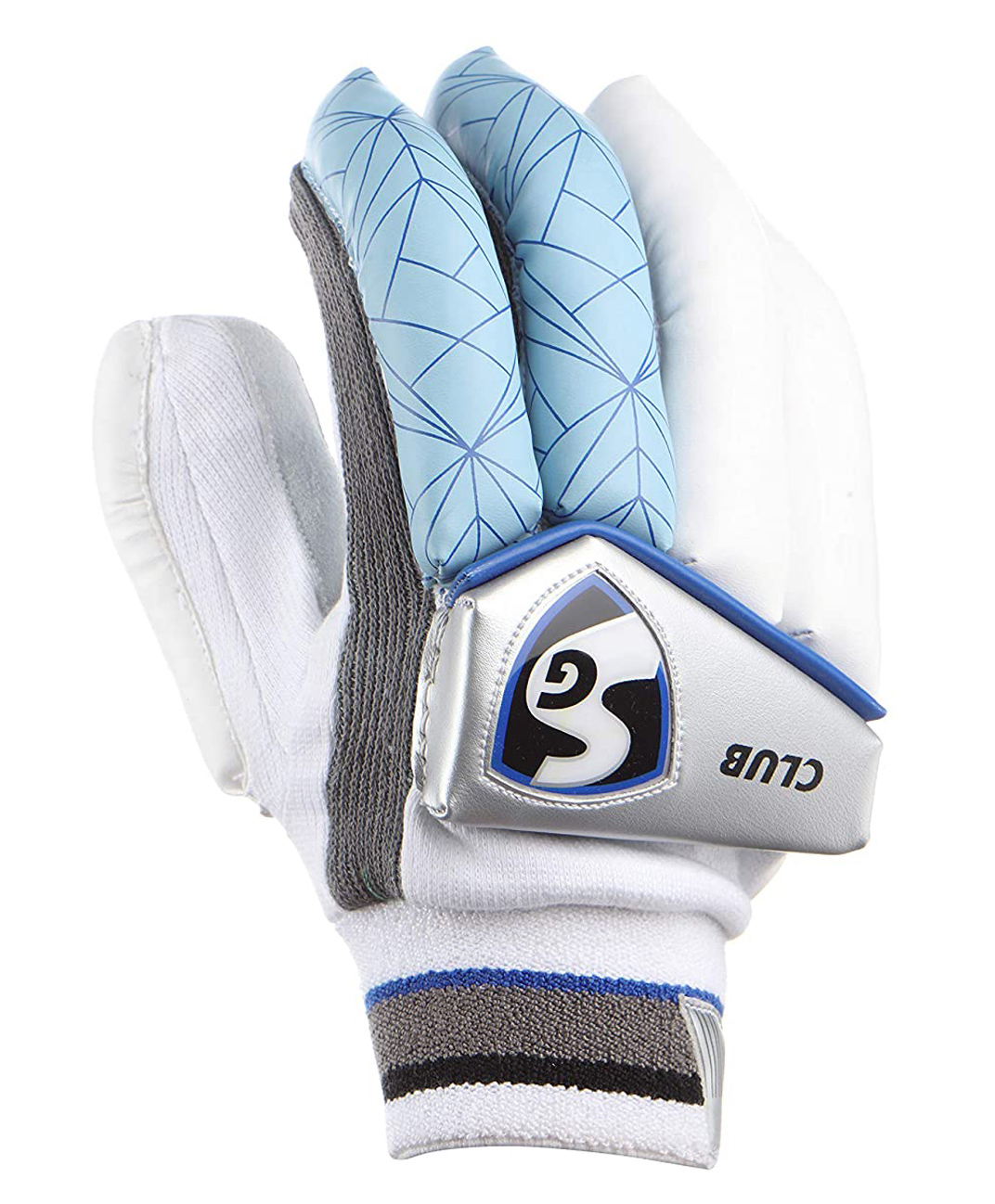 SG Club Right Hand Batting Gloves Youth - White-image-1