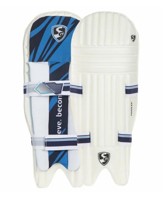 sg SS Proflex RH Batting Legguard - White & Blue-picture-25