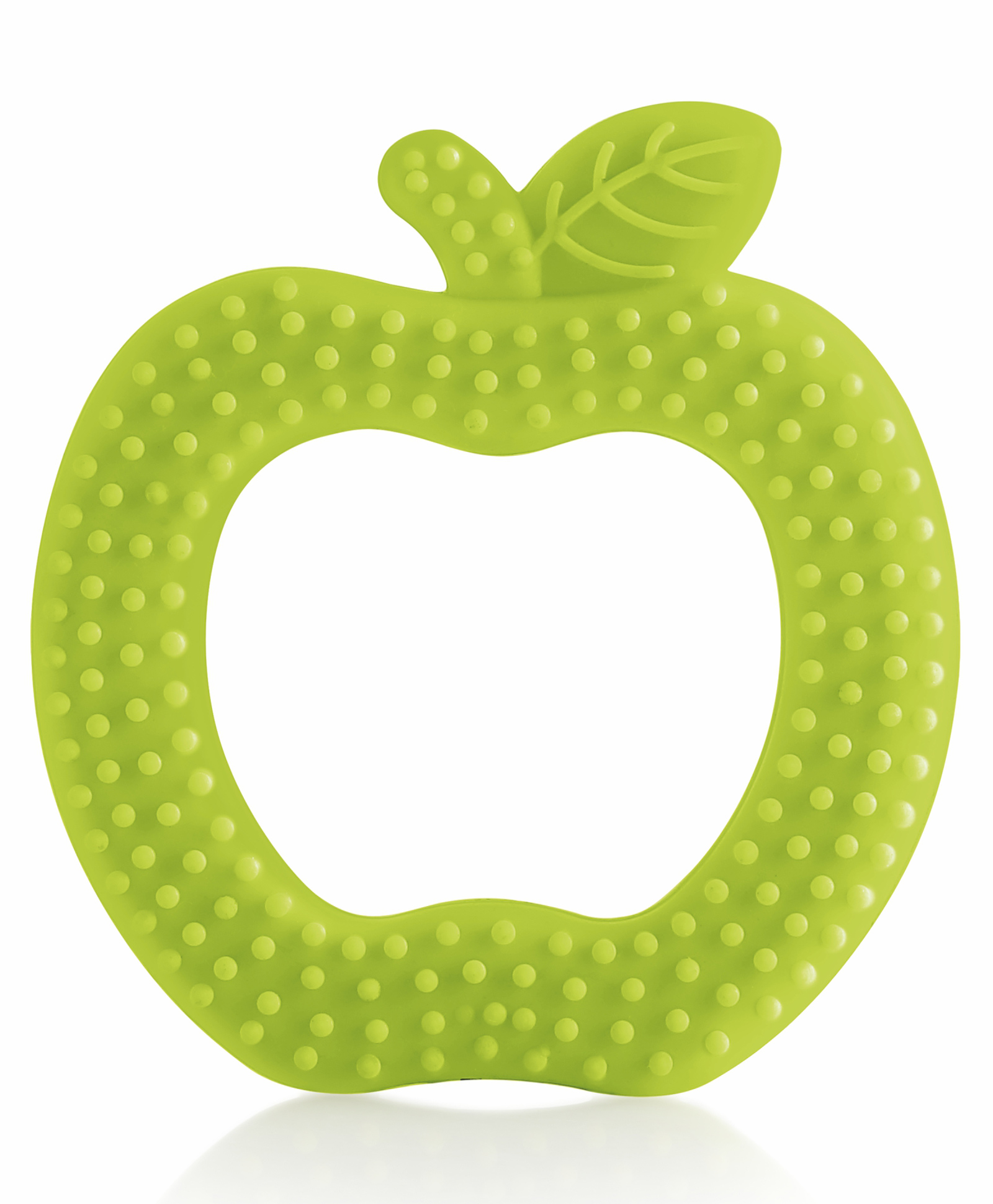 BeeBaby Apple Shape Soft Silicone Teether - Green-picture-13