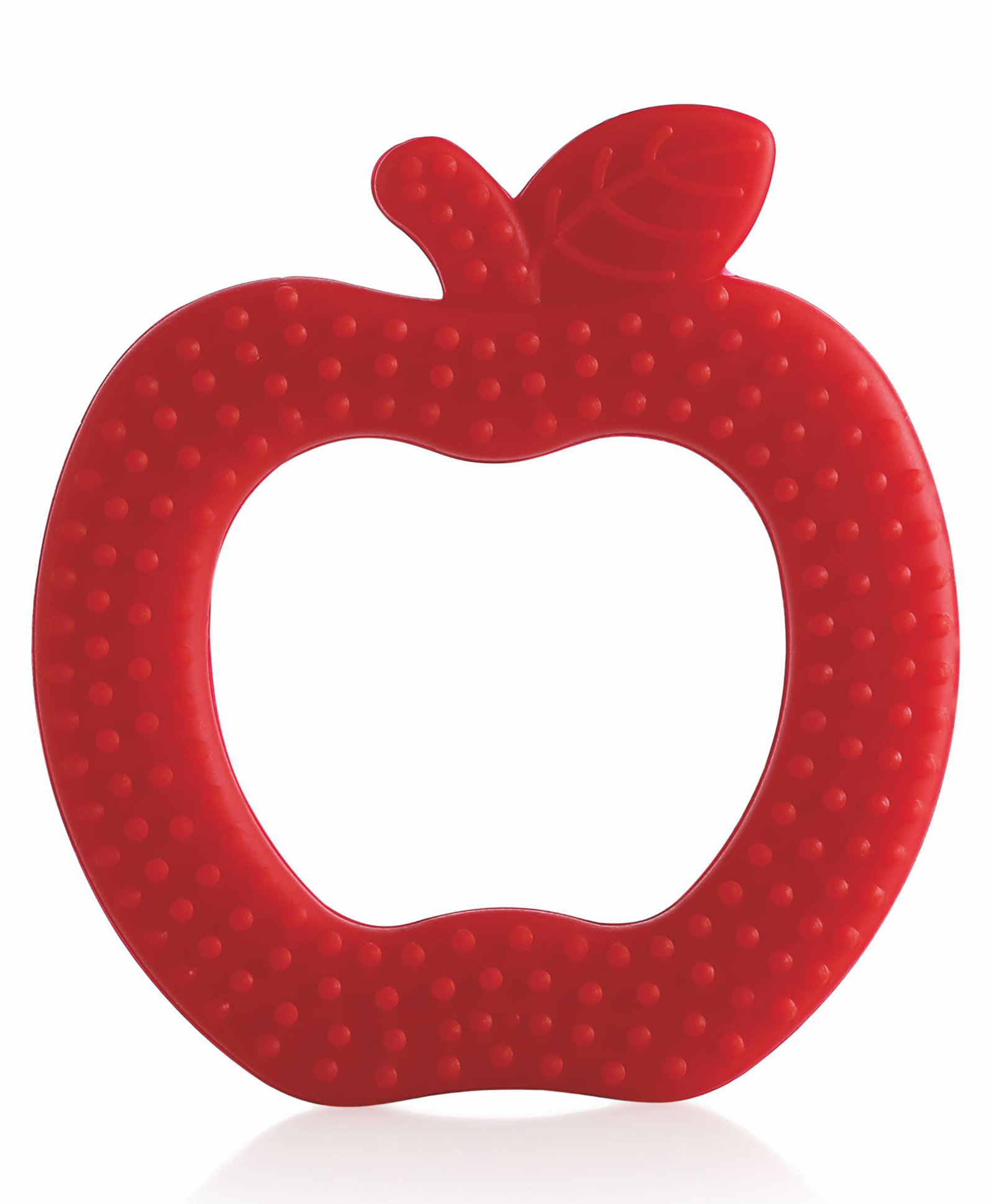 BeeBaby Apple Shape Soft Silicone Teether - Red-image-18