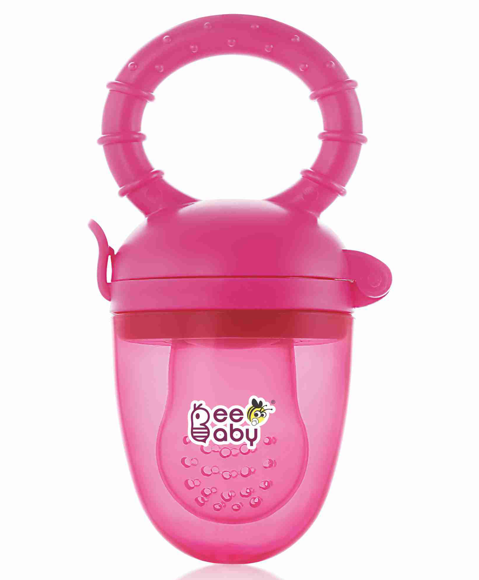 BeeBaby Fruttino Silicone Food & Fruit Nibbler Soft - Pink-image-48