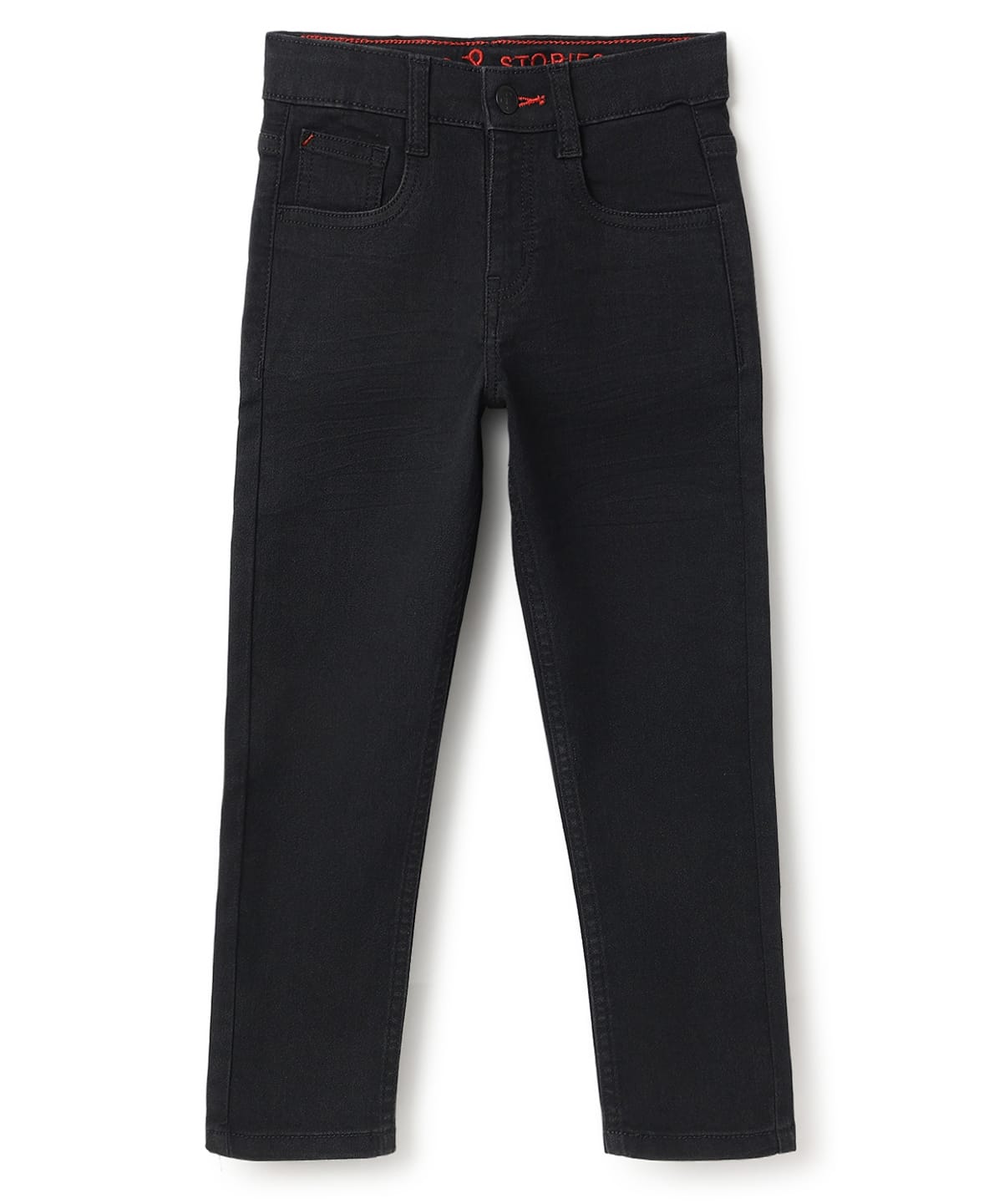 Tales & Stories Skinny Fit Solid Jeans - Black-picture-18