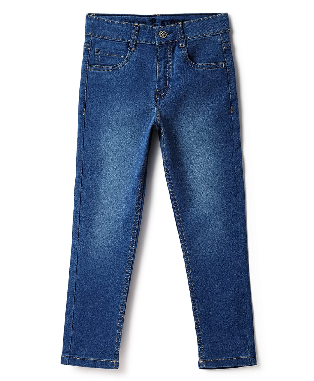 Tales & Stories Skinny Fit Solid Jeans - Blue-picture-23
