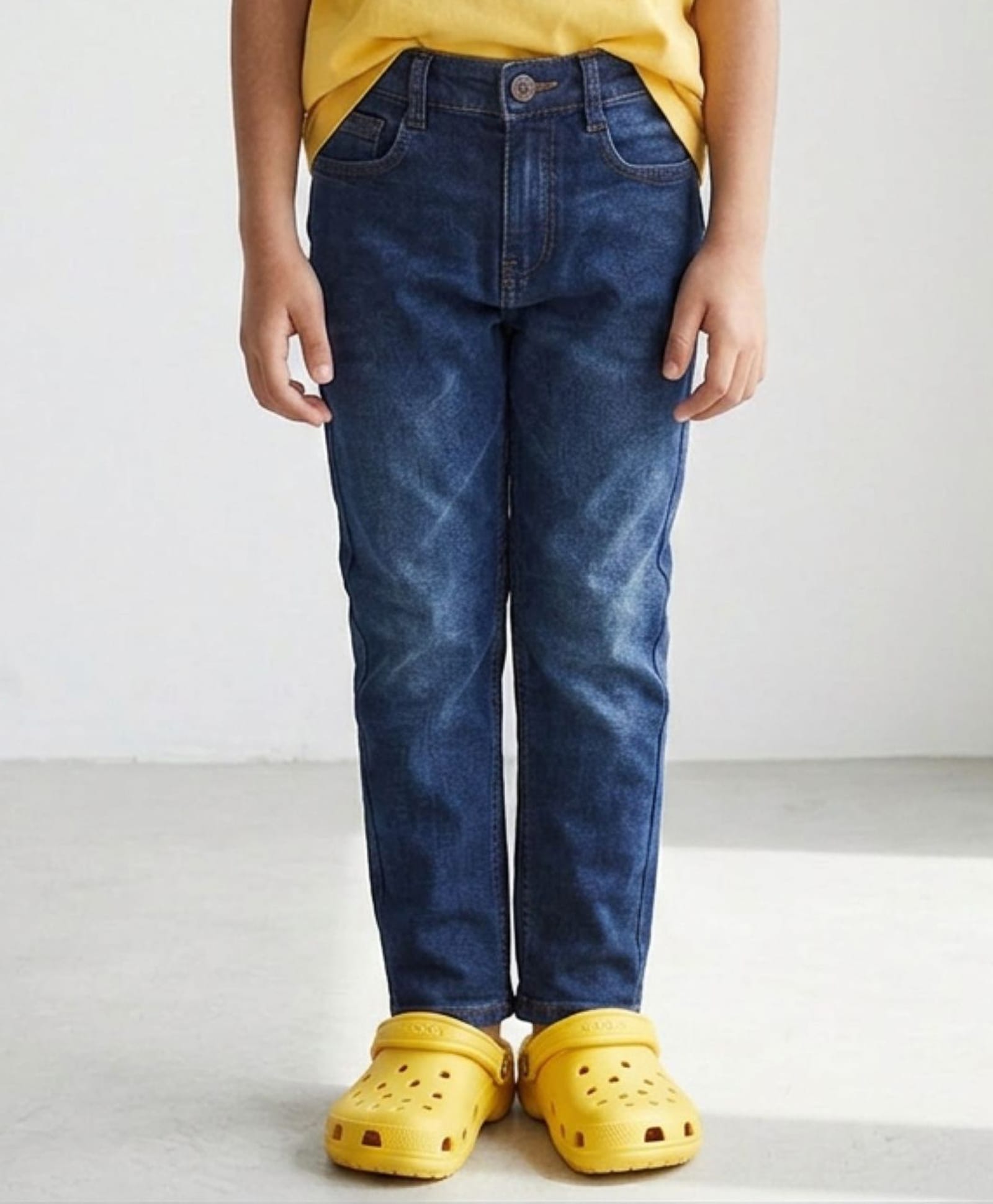 Tales & Stories Skinny Fit Solid Jeans - Blue-picture-20