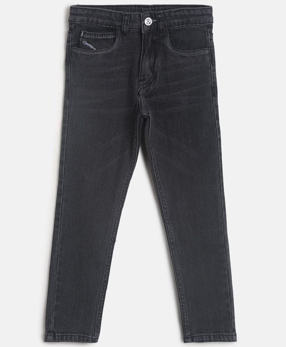 Tales & Stories Skinny Fit Solid Jeans - Dark Grey-picture-19