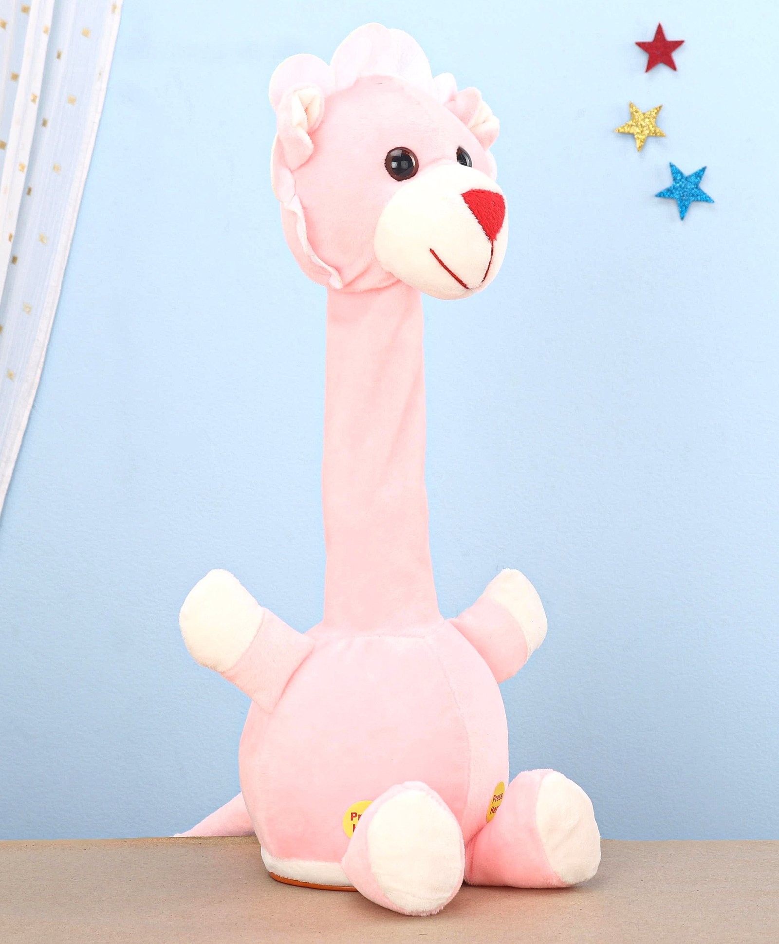 Aarohi Toys Musical Dancing Lion - Pink-image-7