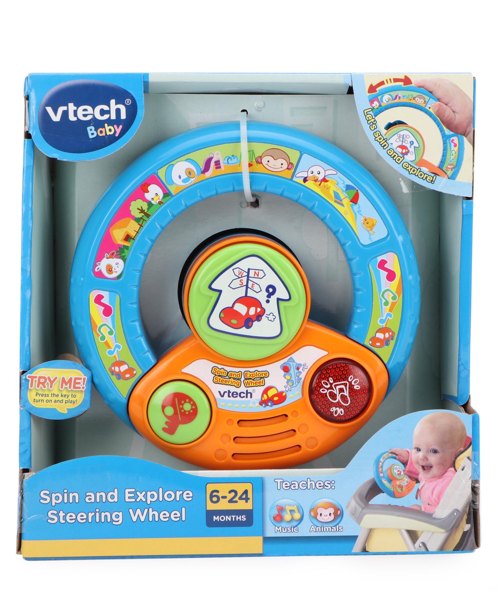 vtech spin and explore steering wheel