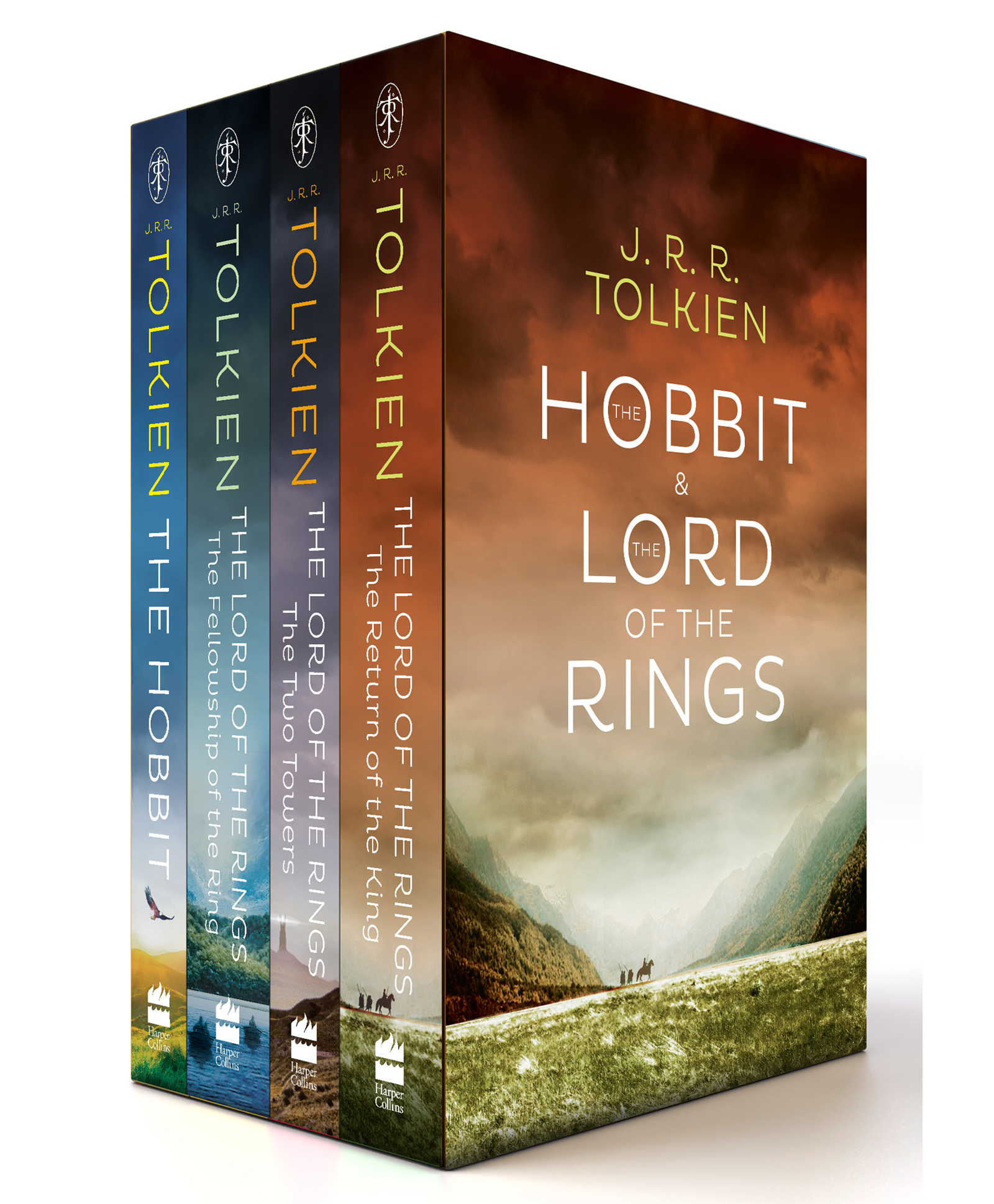 harper collins The Hobbit and Lord of The Rings Set of 4 Adventure Books by JRR Tolkien - English-picture-13