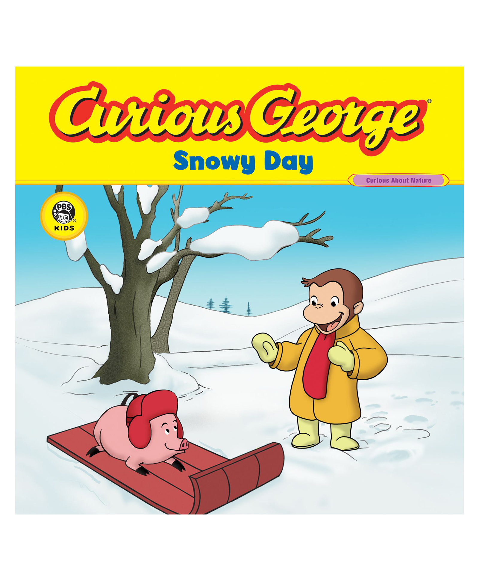 Curious George Snowy Day Story Book by H A Reys - English-image-48
