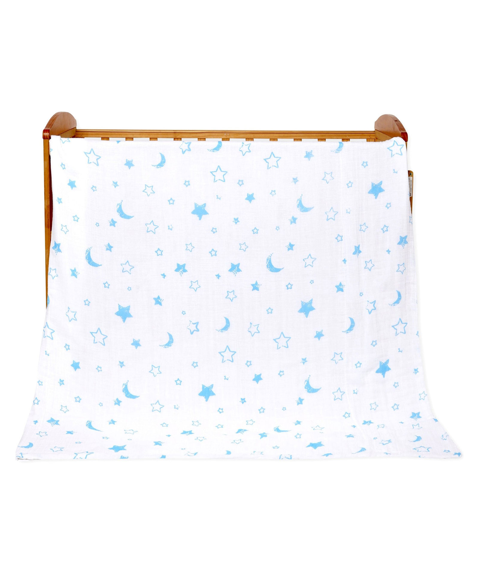 The Mom Store Muslin 6 Layer Dohar Blanket Sleep Mode On - Multicolour-picture-35