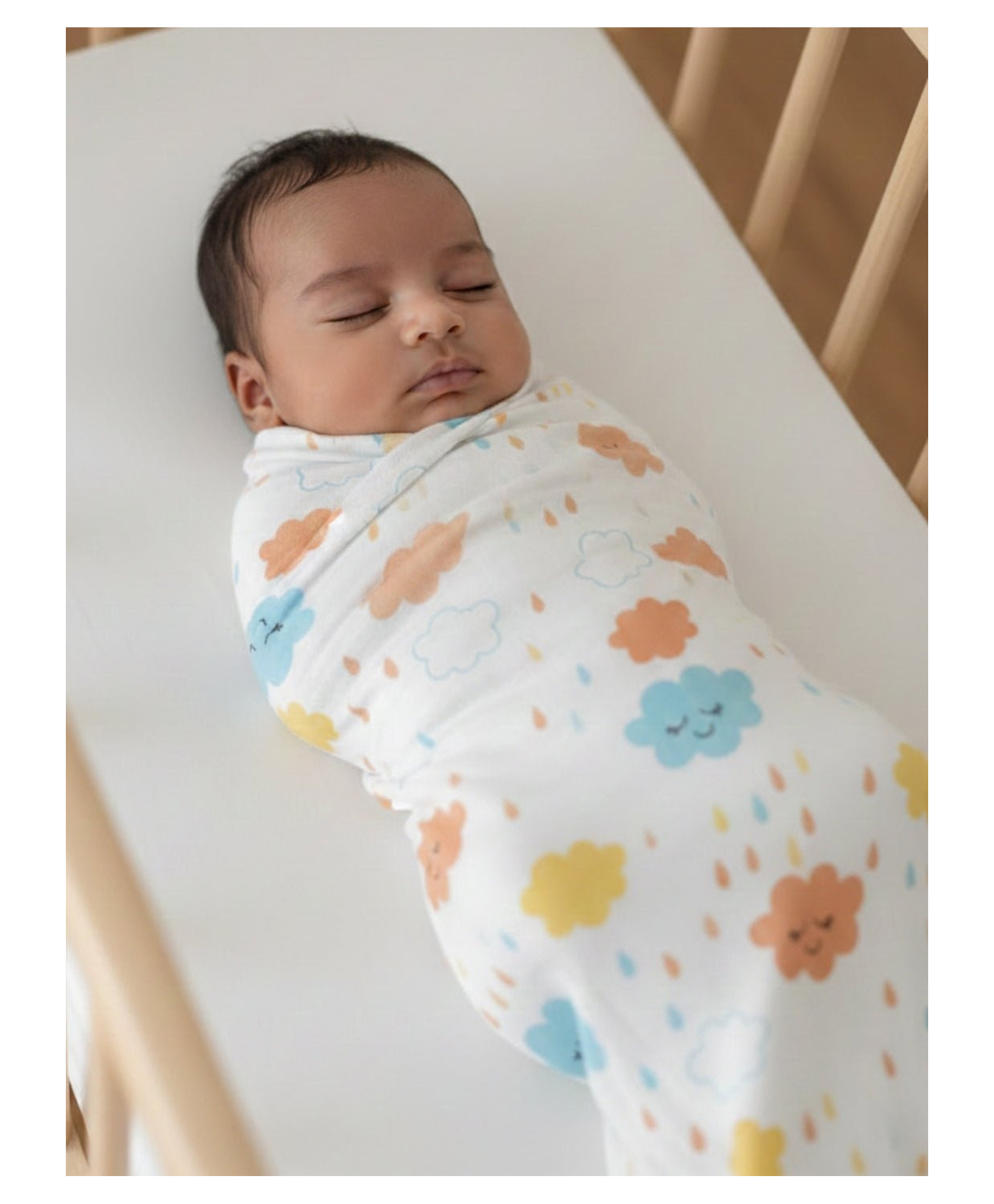 The Mom Store Baby Swaddle Wrap Dream On - Multcolour-picture-38