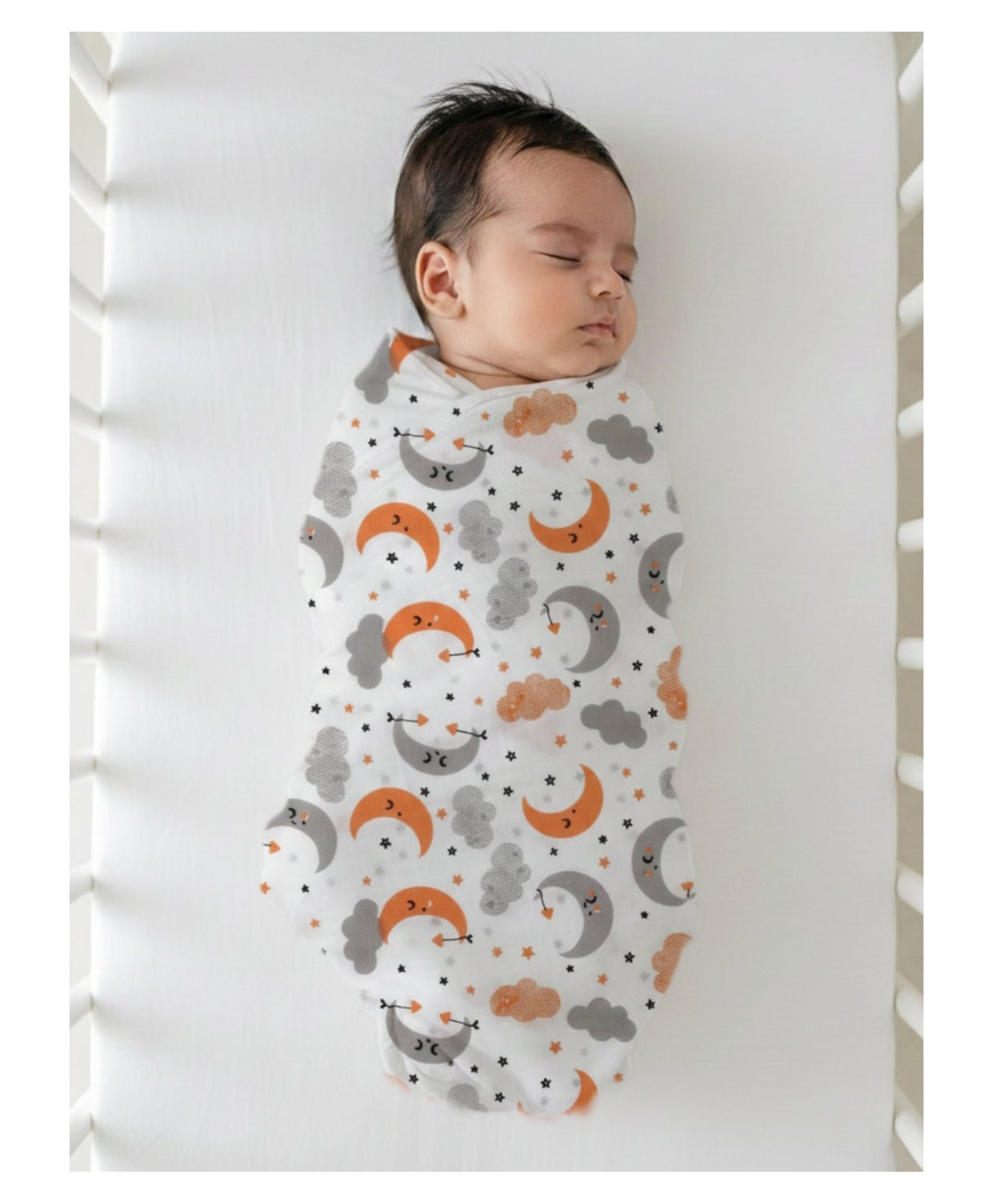 The Mom Store Baby Swaddle Wrap Moon Kid - Multcolour-picture-12