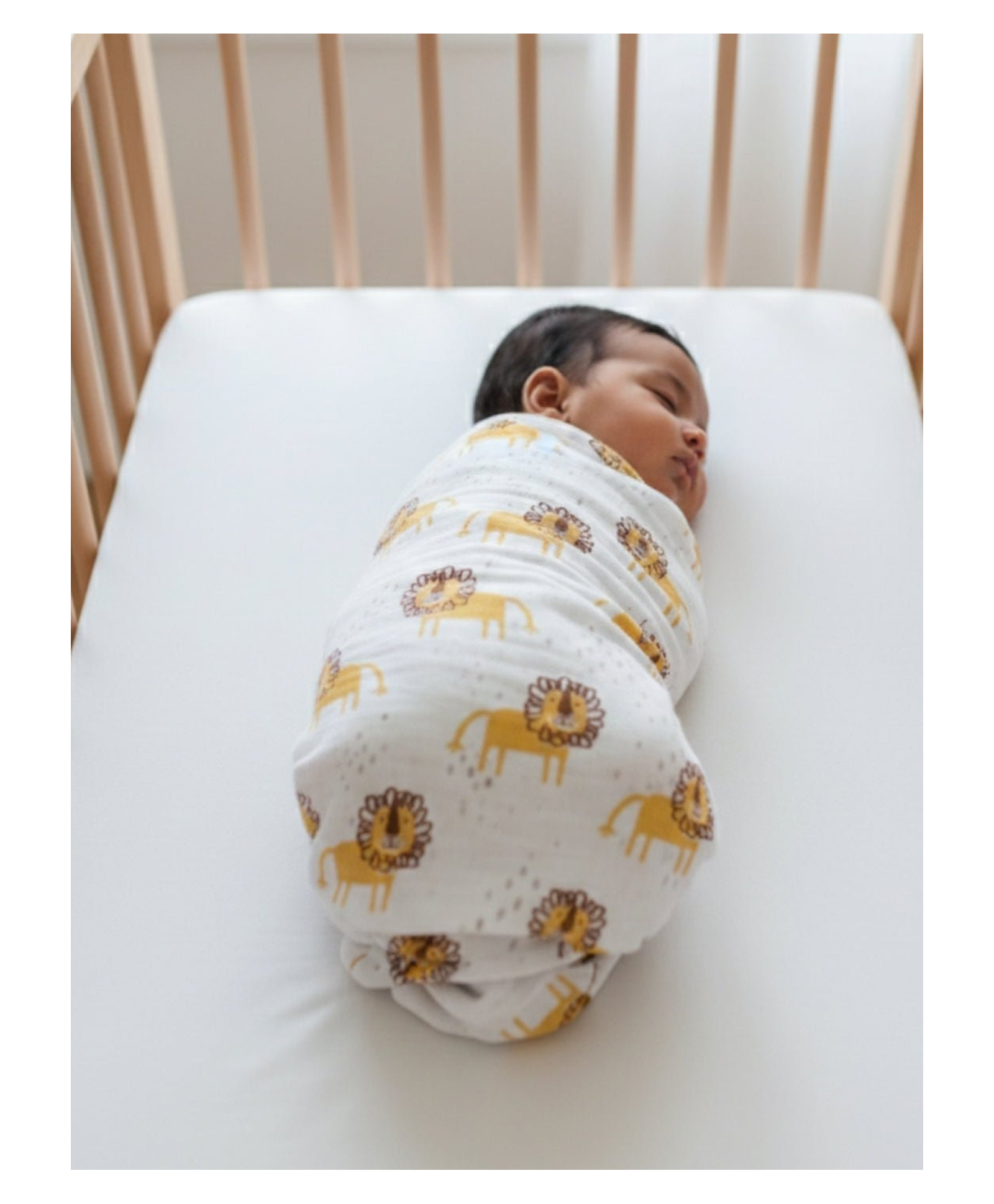 The Mom Store Baby Swaddle Wrap Jungle King - Multicolour-picture-37