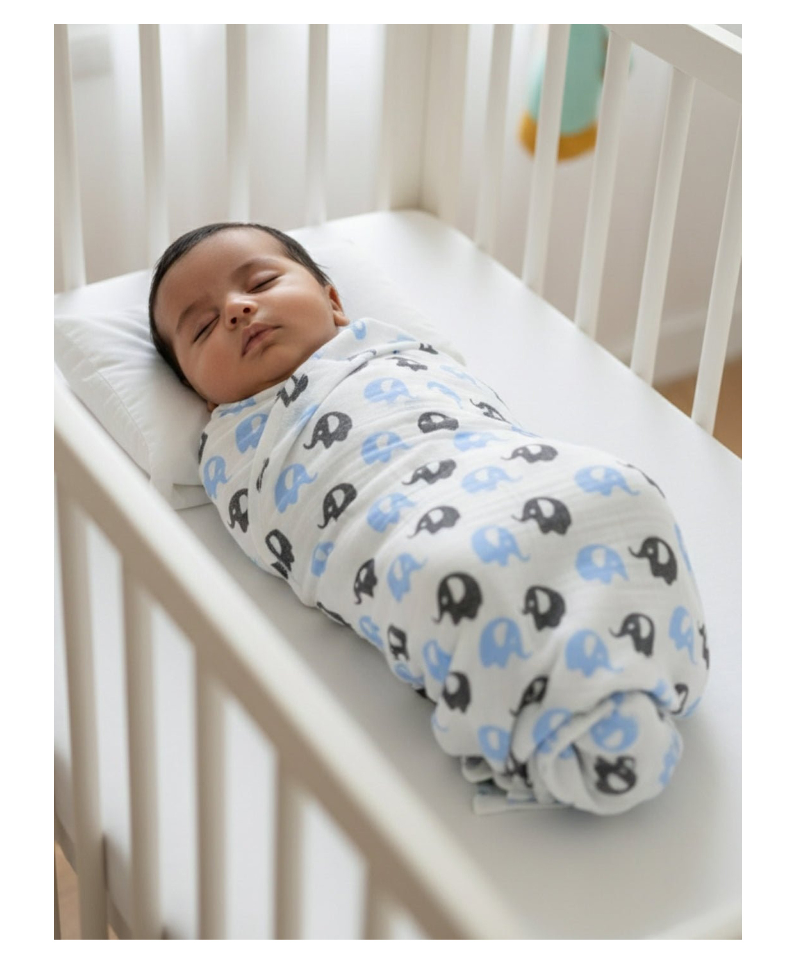 The Mom Store Baby Swaddle Wrap Mumbo Jumbo- Multicolour-picture-41