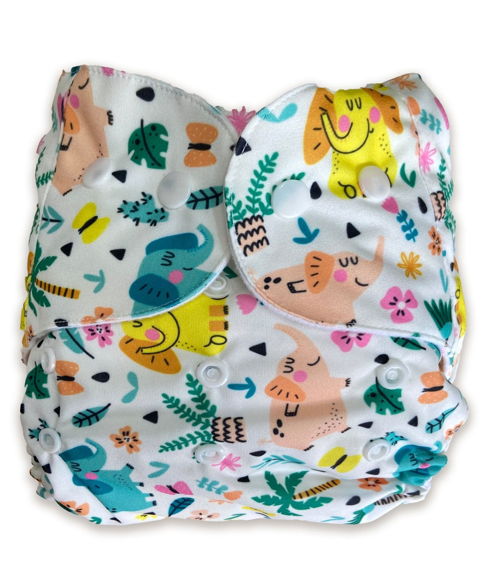 The Mom Store Team Jumbo Print Reusable Cloth Diaper - Multicolour-picture-30