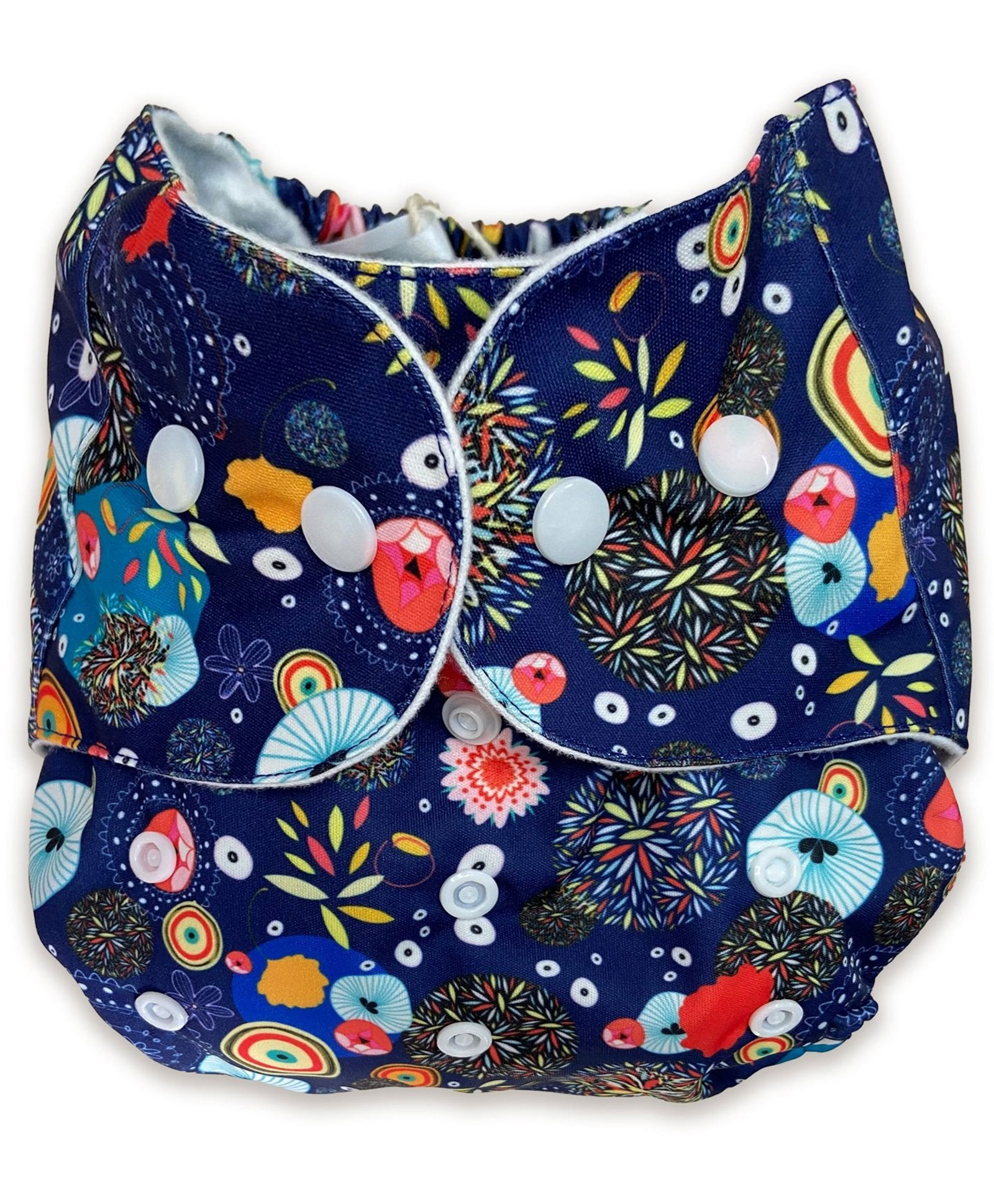 The Mom Store Ready To Shine Print Reusable Cloth Diaper - Multicolour-image-25