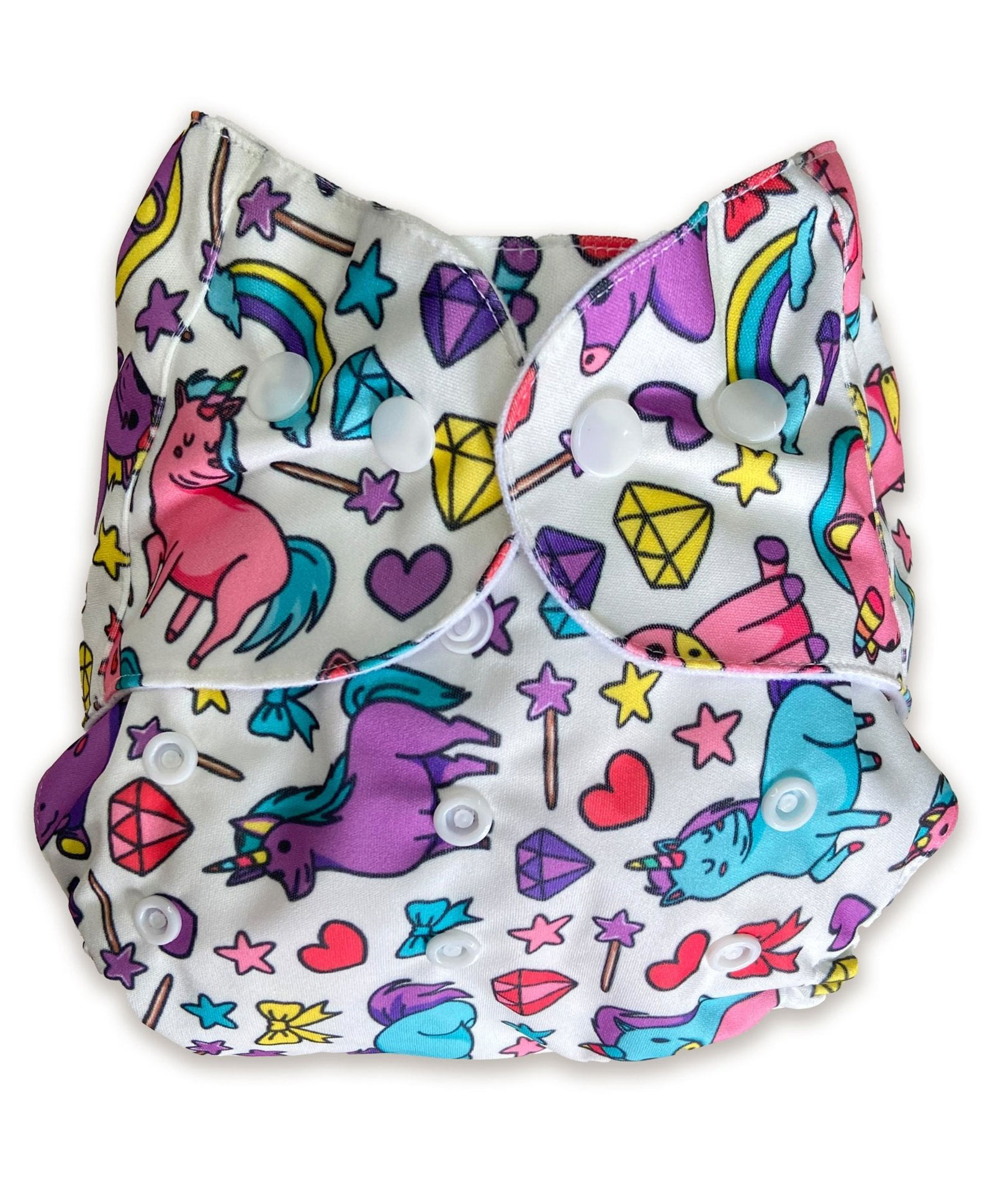 The Mom Store Make Some Magic Print Reusable Cloth Diaper - Multicolour-picture-13