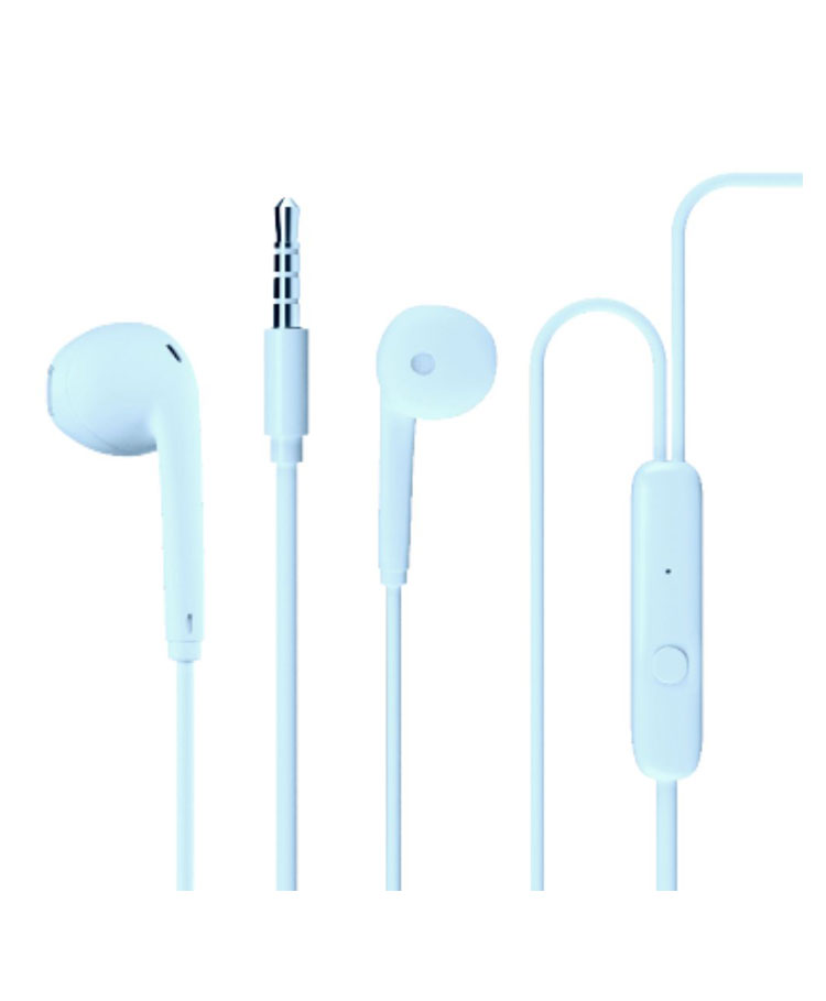 XTOUCH Wired in Ear Earphones 1.2 Meter Durable Cable - Blue-image-5