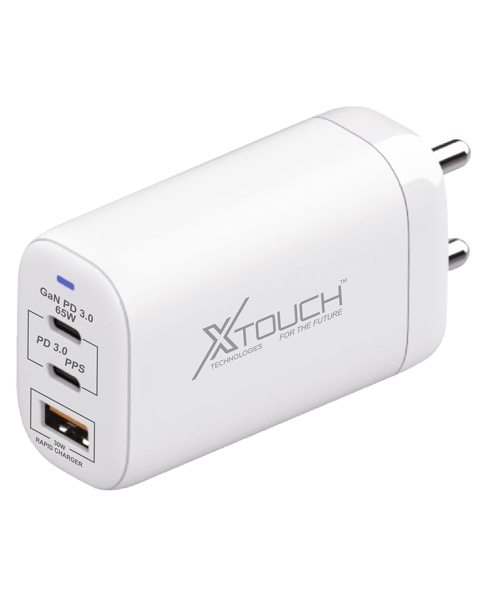 XTOUCH XT-Xtreme GaN 95Watt Fast Charger Type-C to Type-C Cable, Foldable Plug Design 3 Port Charger Compatible with All Device and MacBook and Laptop - White-image-22