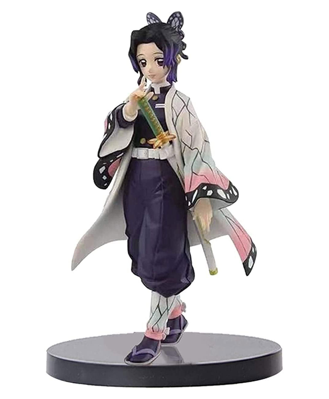 Awestuffs Shinobu Kocho Demon Slayer Action Figure Limited Edition for Car Dashboard Decoration Cake Office Desk & Study Table- Height 16 cm-picture-36