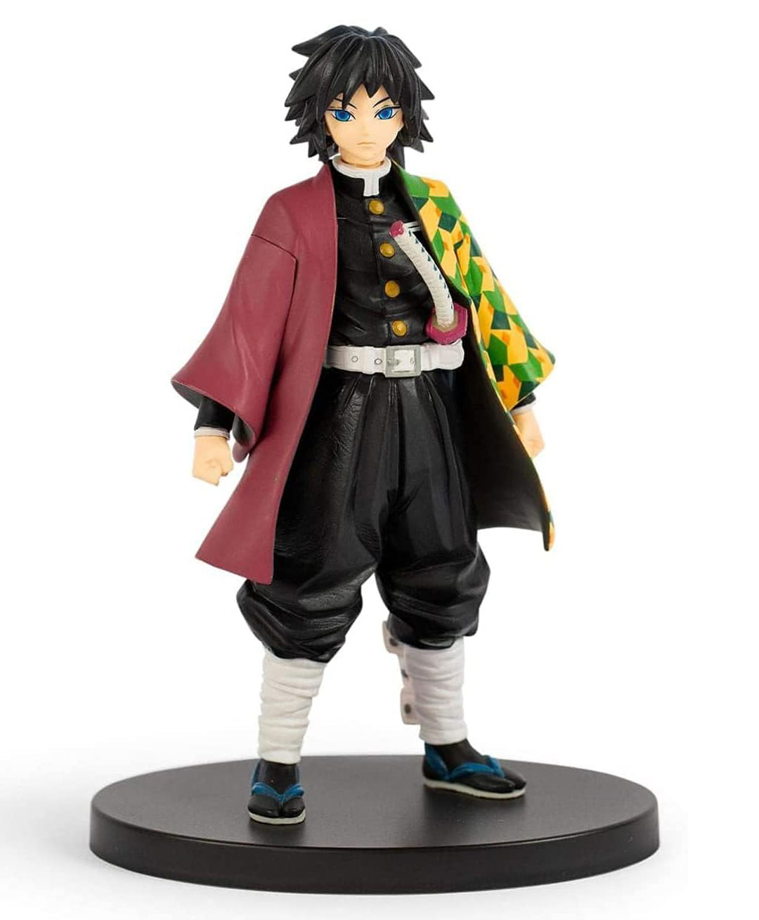 Awestuffs Giyu Tomioka Demon Slayer Action Figure Limited Edition for Car Dashboard Decoration Cake Office Desk & Study Table -Height 21 cm-picture-39