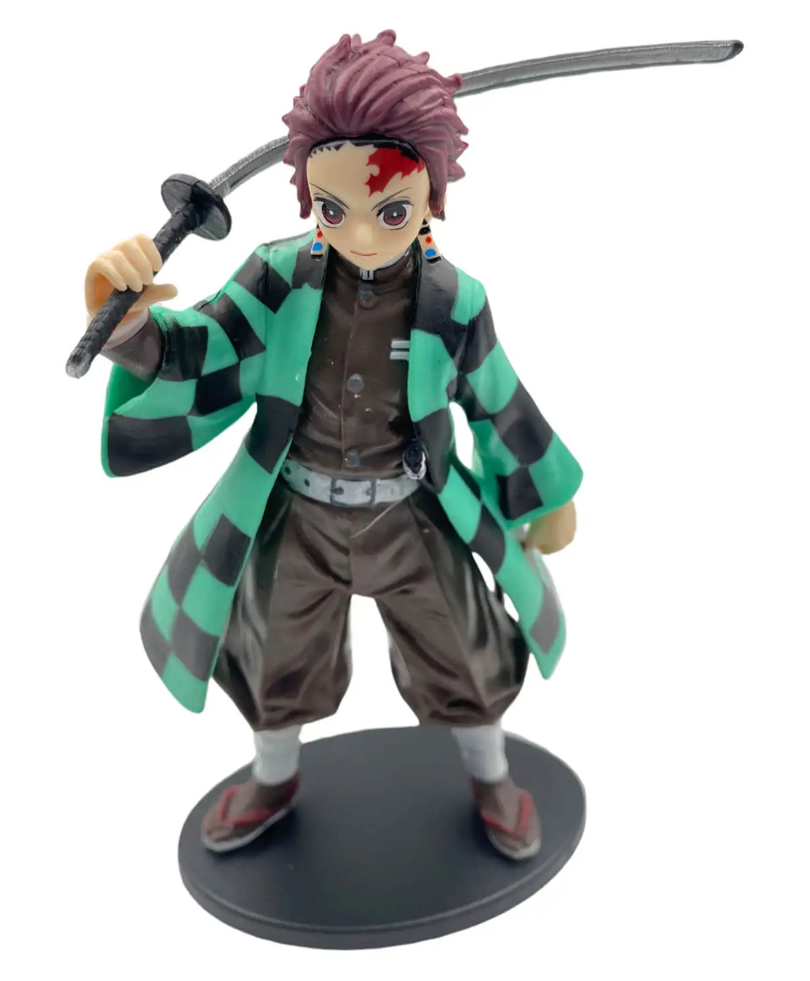 Tanjiro Demon Slayer Action Figure Limited Edition for Car Dashboard, Decoration, Cake, Office Desk & Study Table - Height 16 cm-image-22