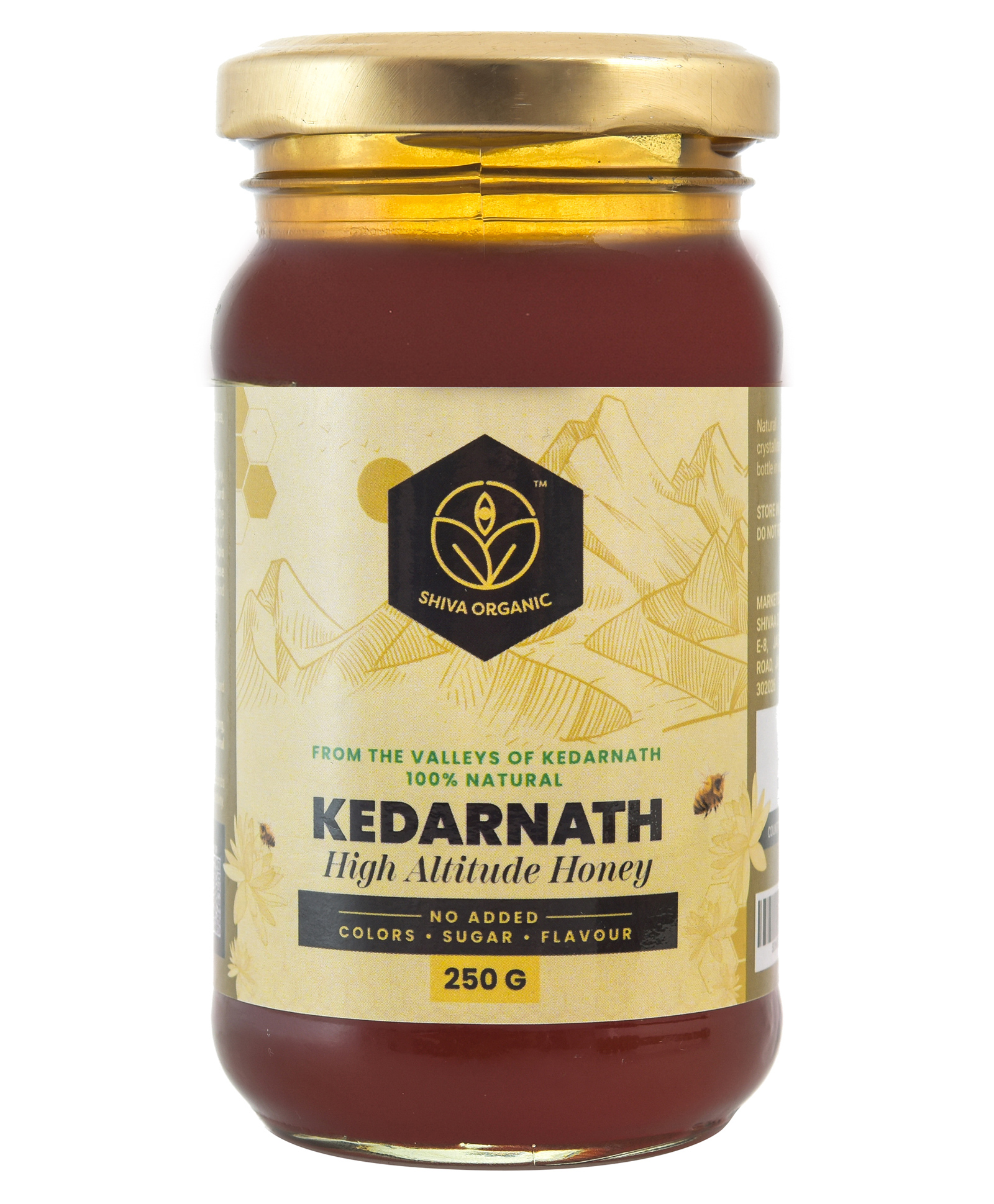 Shiva Organic Kedarnath Honey Pure and Natural Hey from Himalayan Range No Added Sugar - 250 g-image-10
