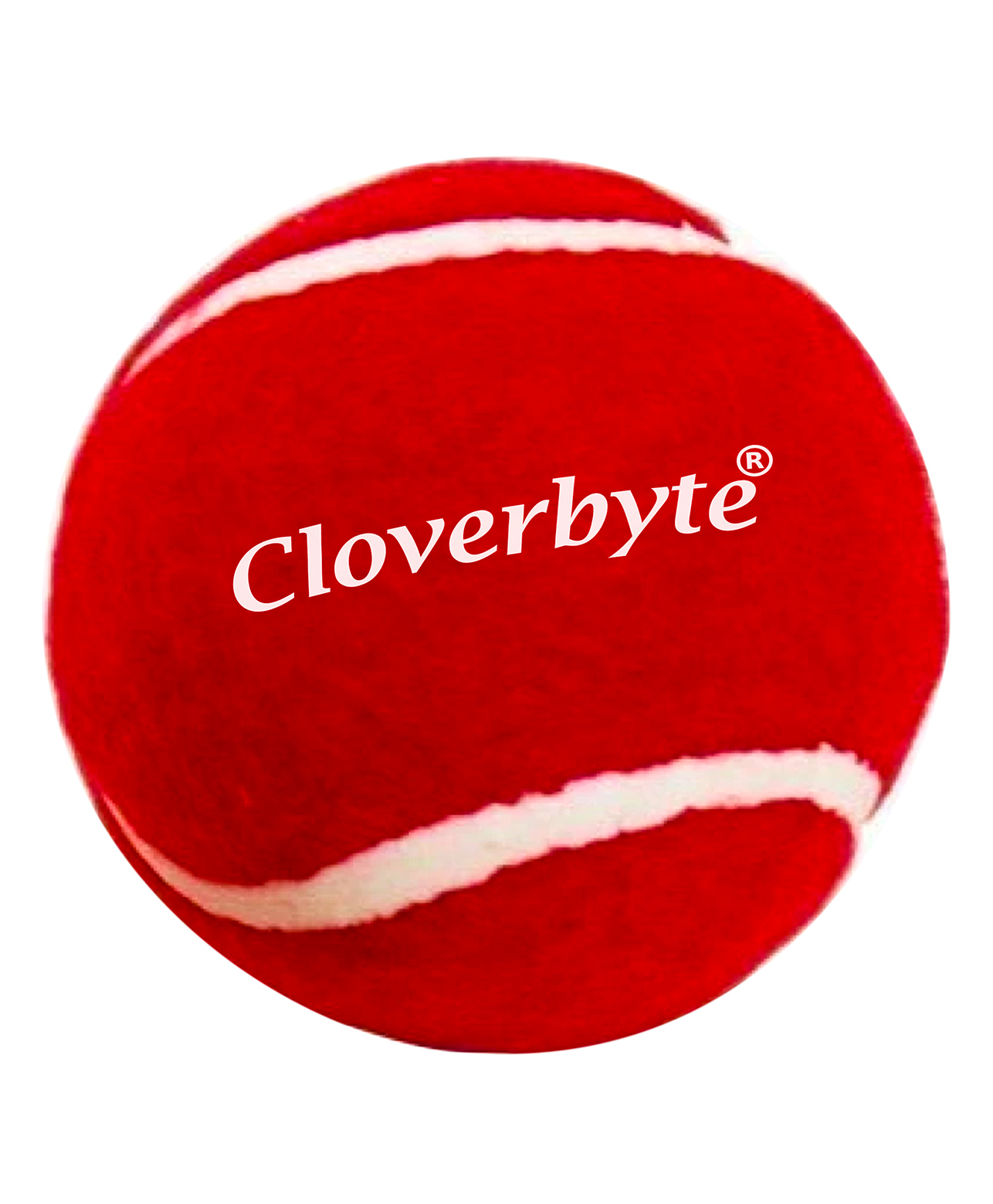 CLOVERBYTE Rubber Light Weight  Cricket Tennis Ball - Red-image-29