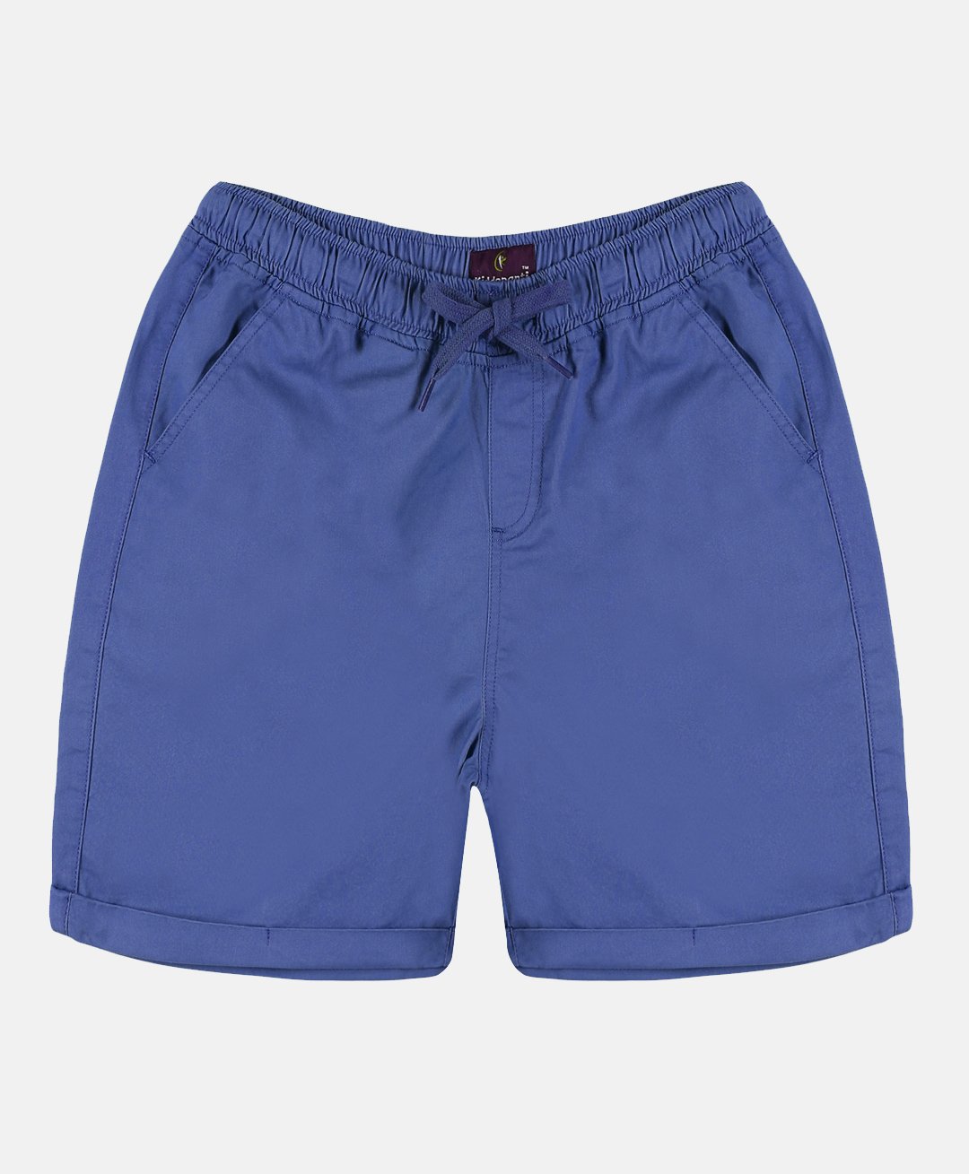Kiddopanti Basic Rolled Up Shorts - Blue-picture-24