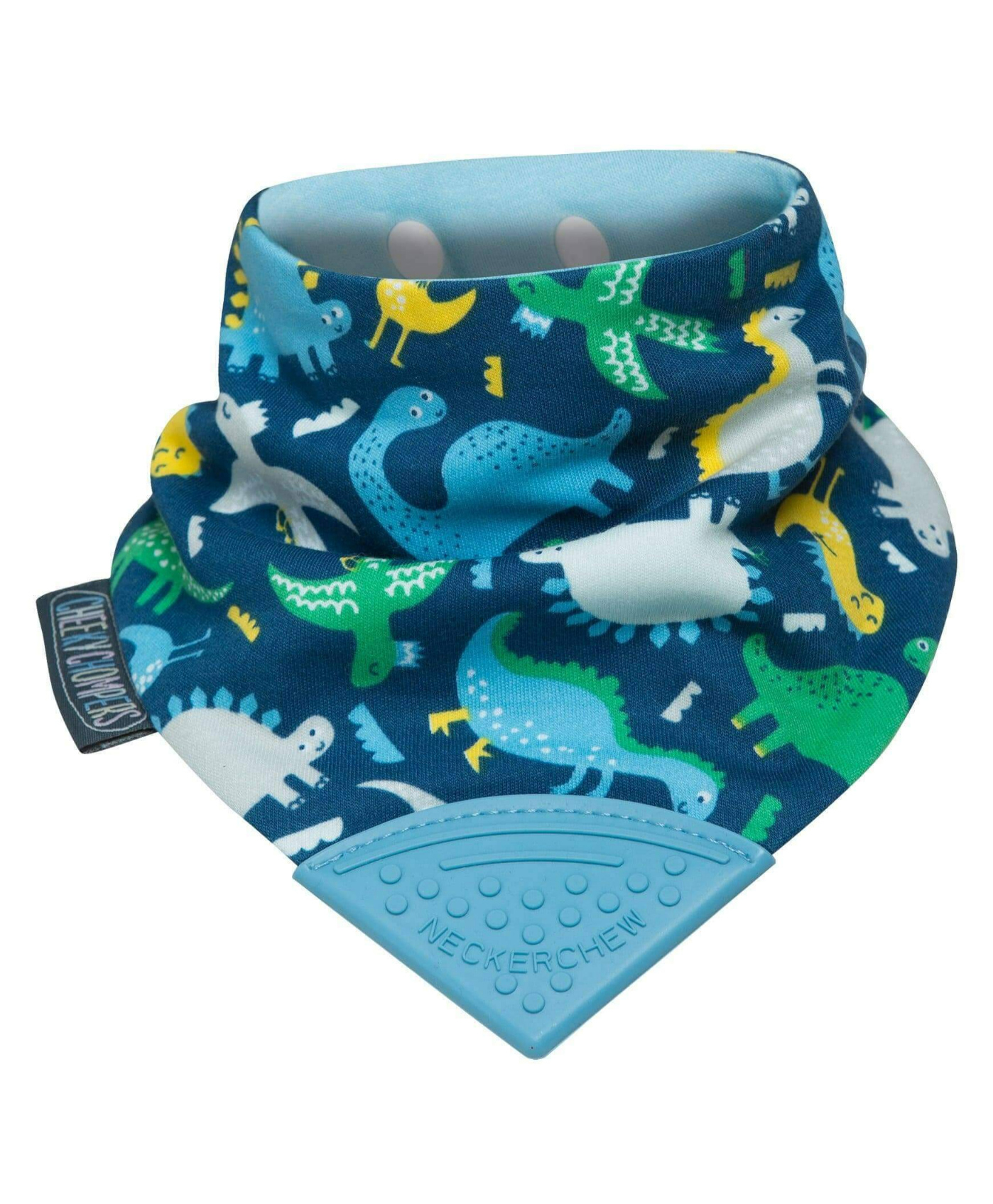 Cheeky Chompers Teething Bib for Toddlers and Babies - Baby Dino-image-37