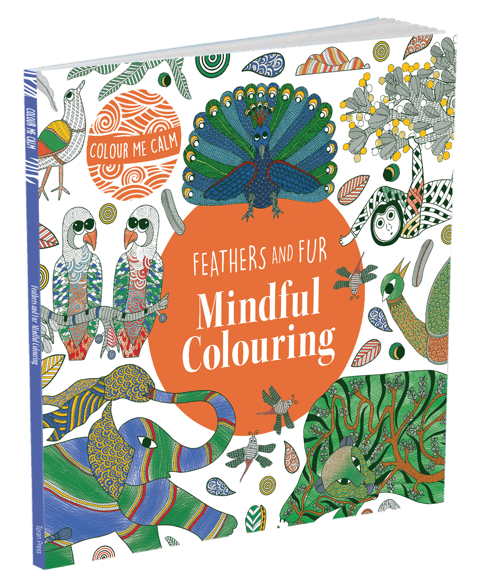 parragon Colour Me Calm Feathers & Fur Coloring Book - English-picture-17