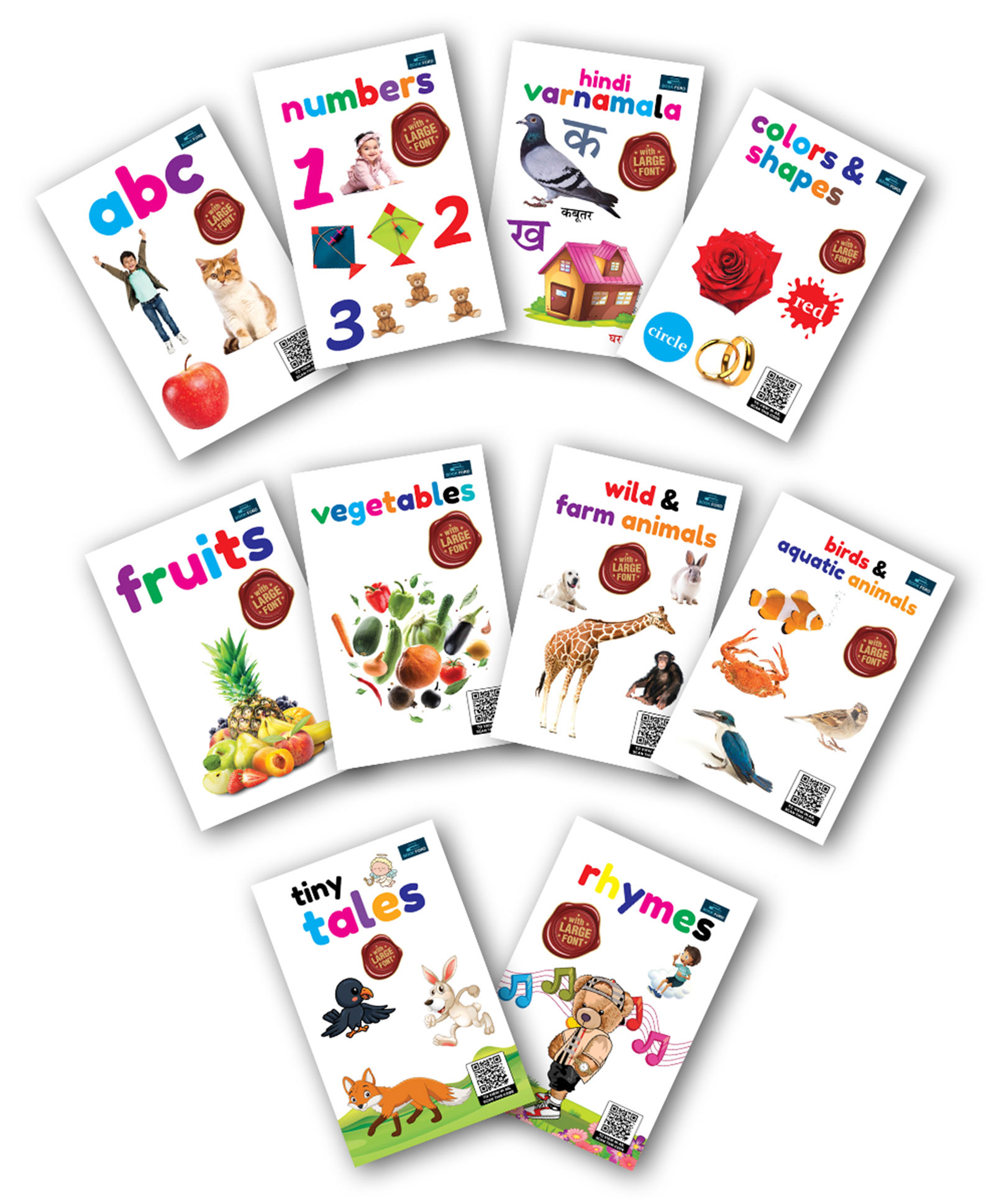 bookford publications Box of Early Library of Learning Set of 10 - English-picture-13