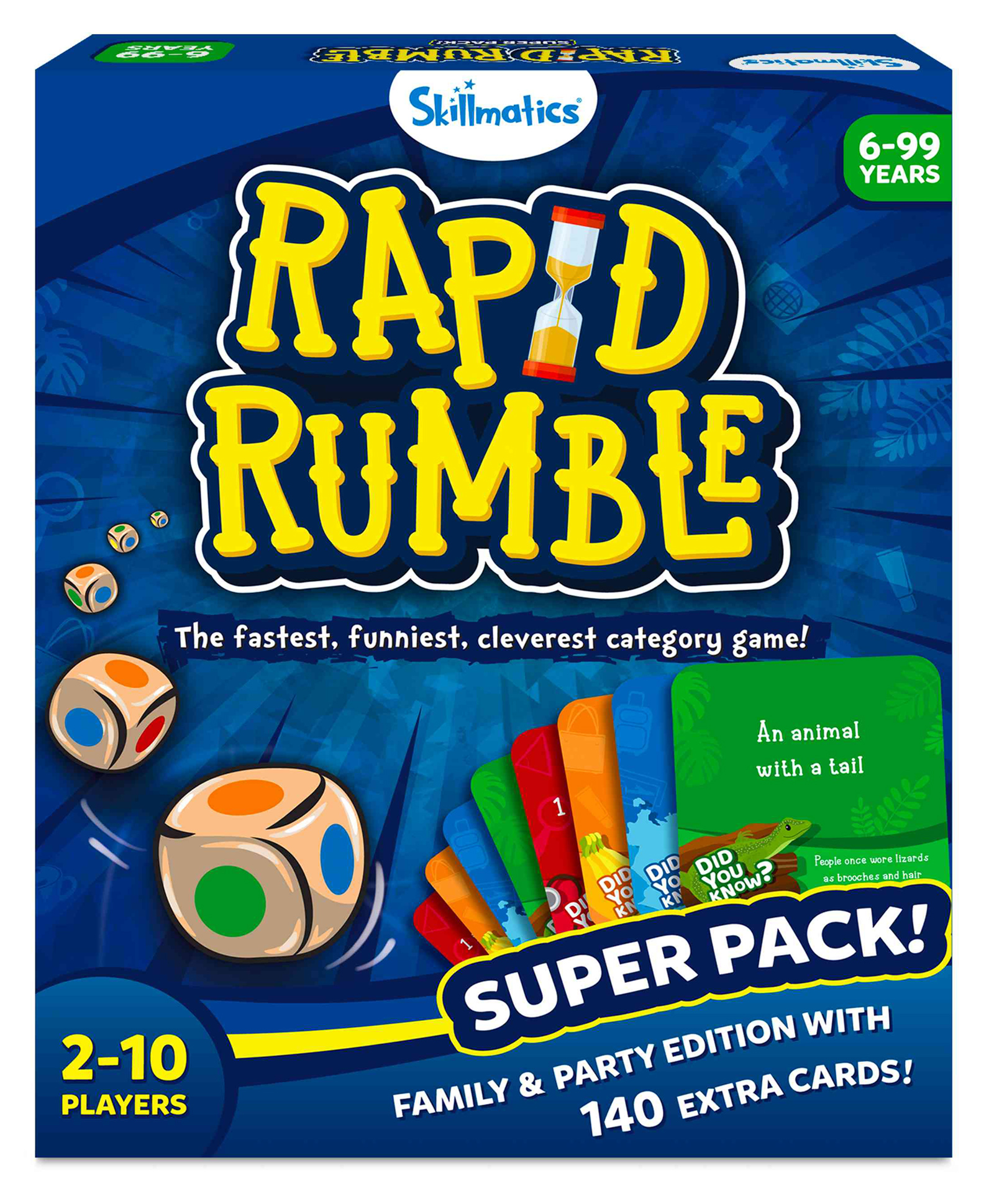 Skillmatics Board Game - Rapid Rumble Super Pack Family & Party Edition with 140 Extra Cards-picture-18