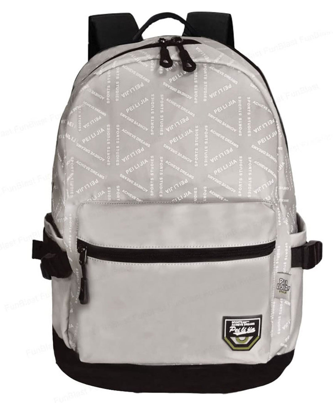 FunBlast Casual Multipurpose School Bag Grey - 18 Inches-picture-49