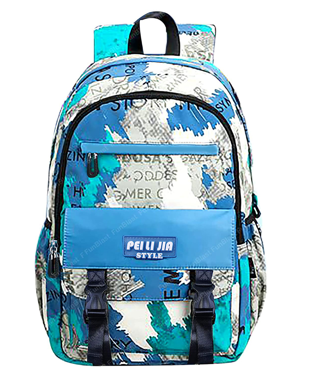 FunBlast Lightweight Multipurpose School Bag Multicolour - 18 Inches-picture-45