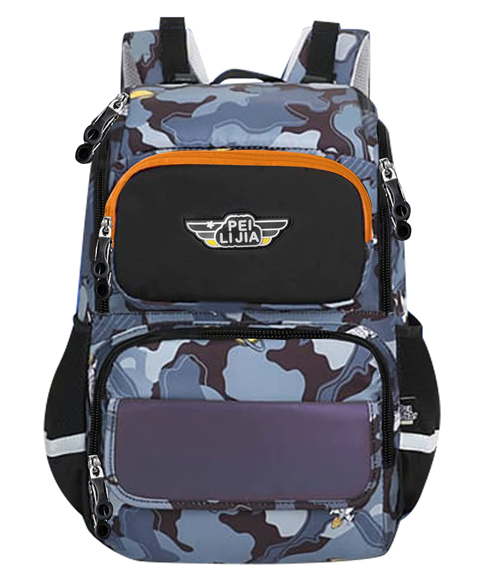 FunBlast Multipurpose School Bag Black - 16 Inches-picture-37
