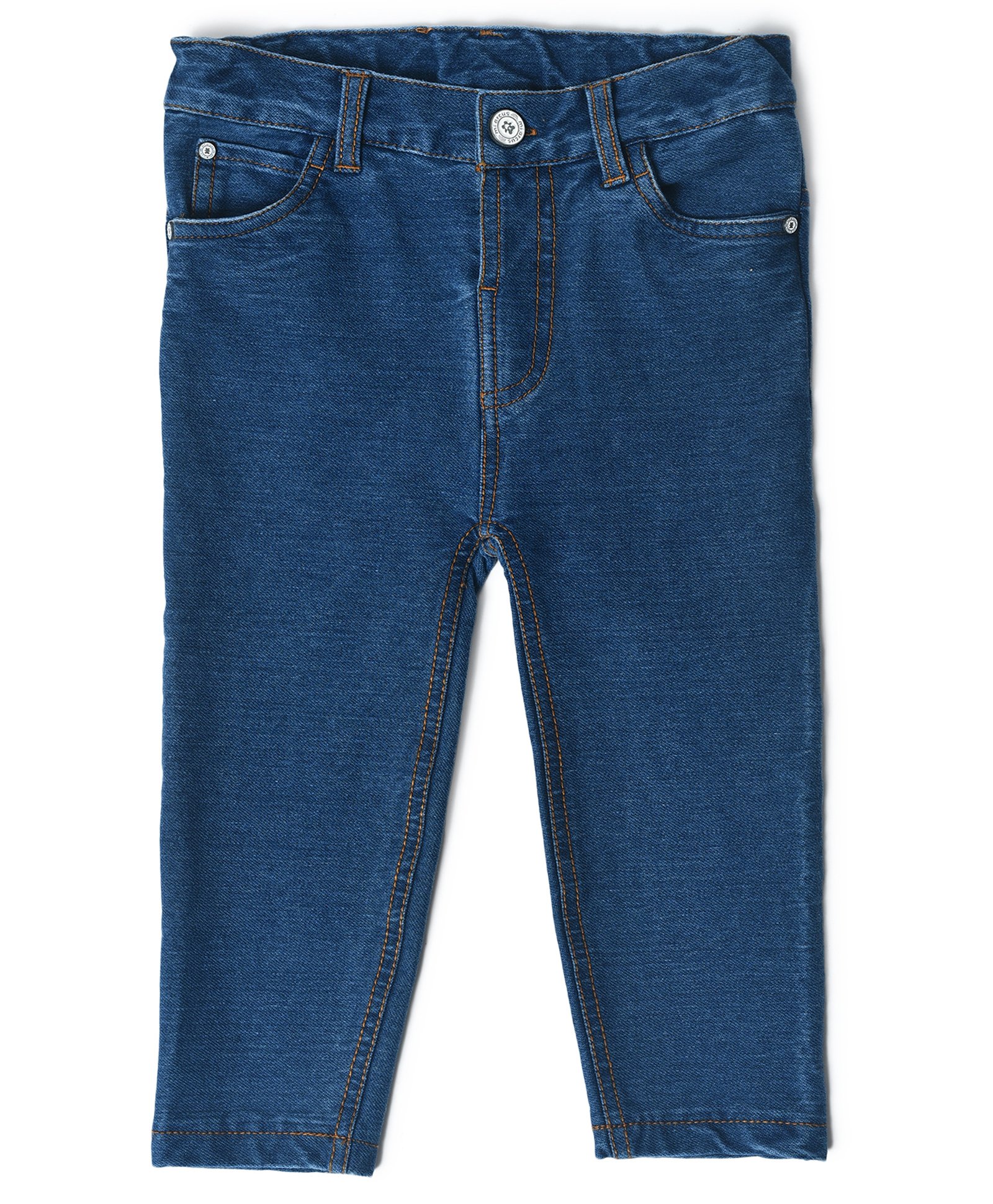 Mi Arcus  Cotton Solid Jeans Blue-picture-24