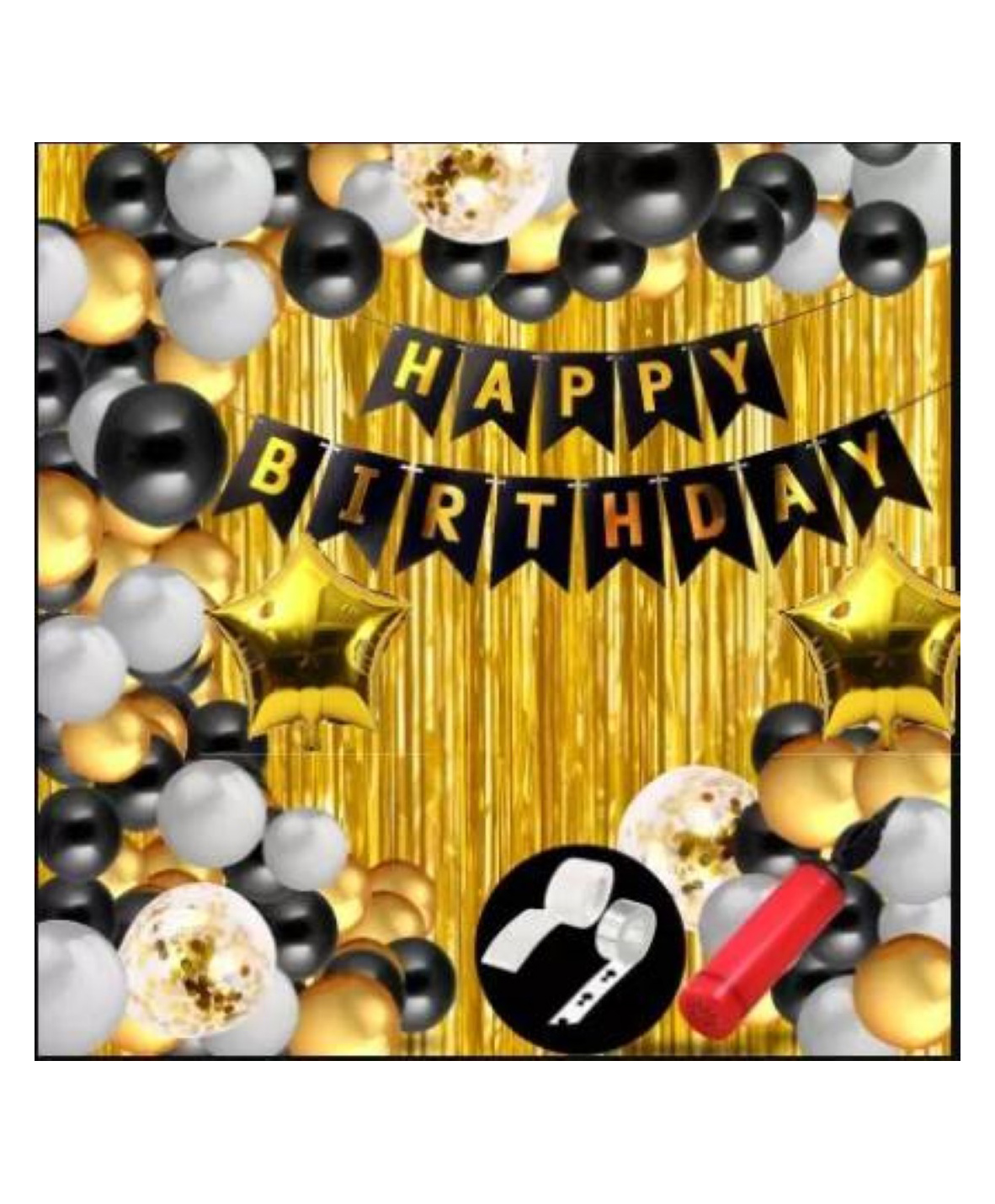 Puchku Happy Birthday Decoration Kit for First Birthday - Pack of 61-image-43