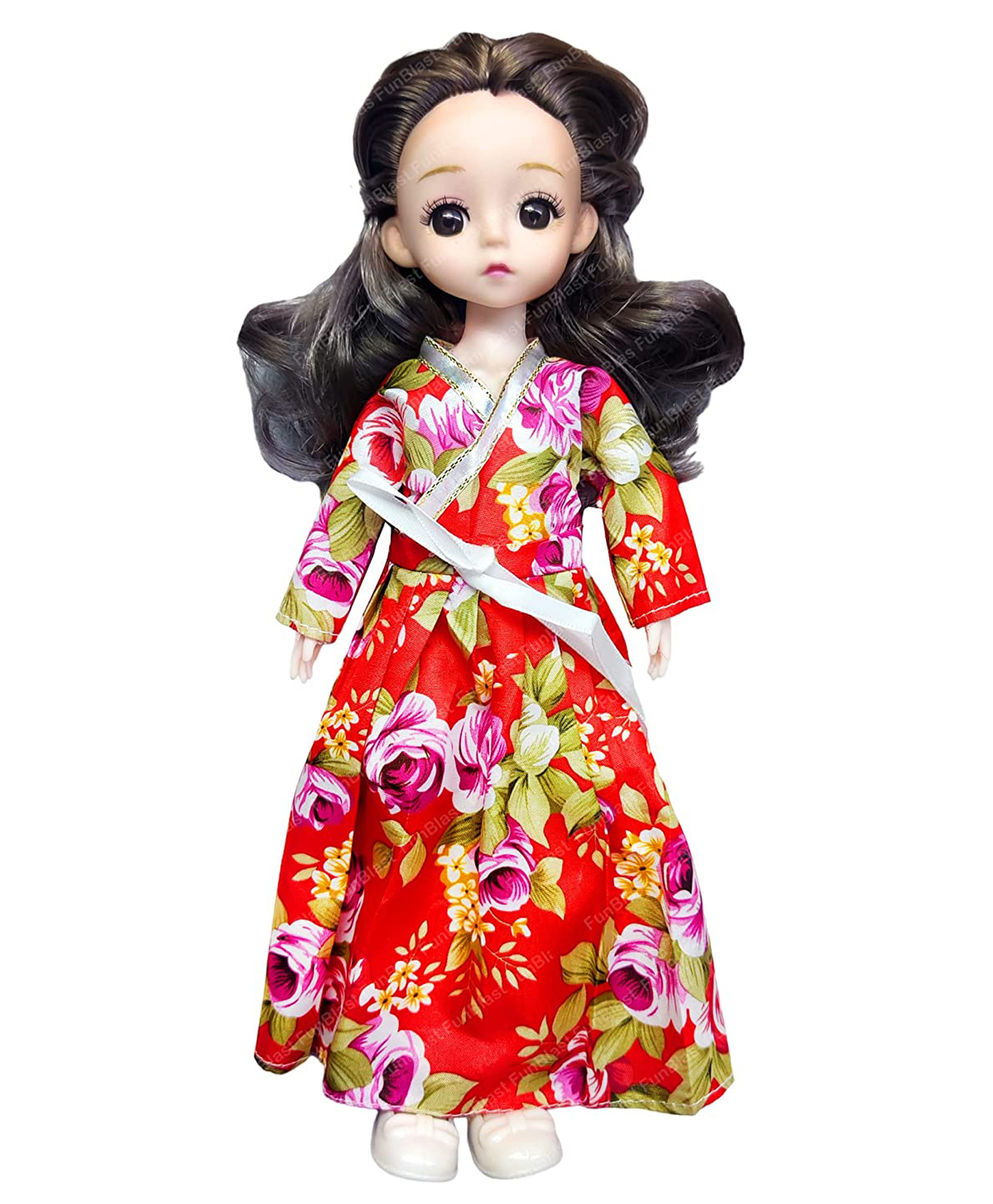 FunBlast Cute Realistic Doll Toys for Kids - Height 29 cm (Dress Color May Vary)-image-16