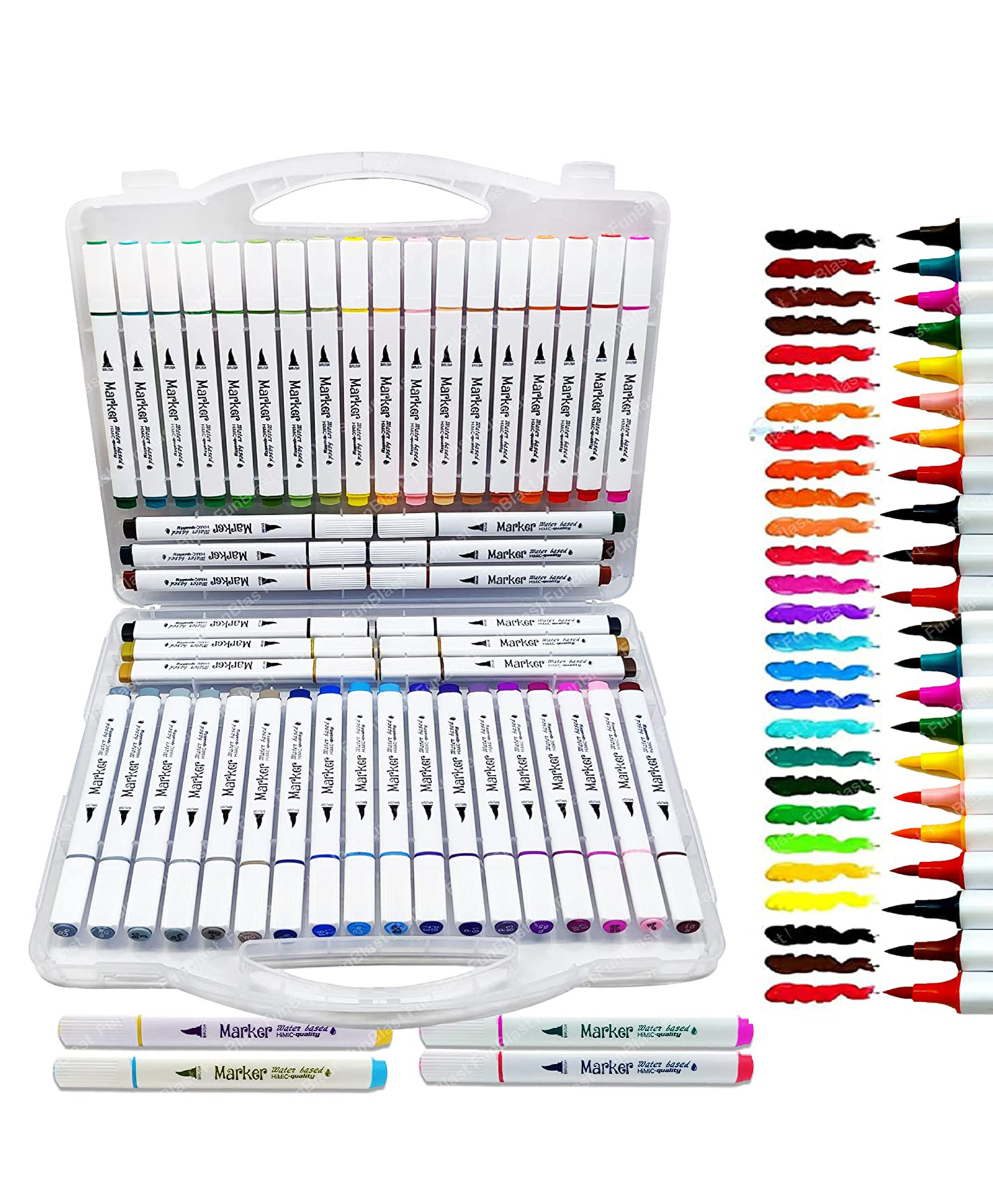 FunBlast Watercolor Markers for Art & Craft  Pack of 48-picture-14
