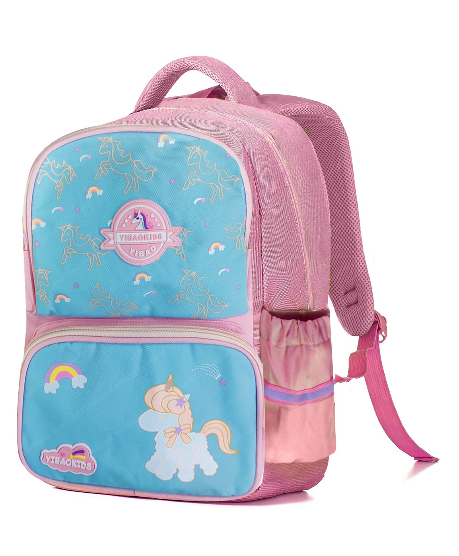 FunBlast Unicorn School Bag Pink - 16 Inches-image-26