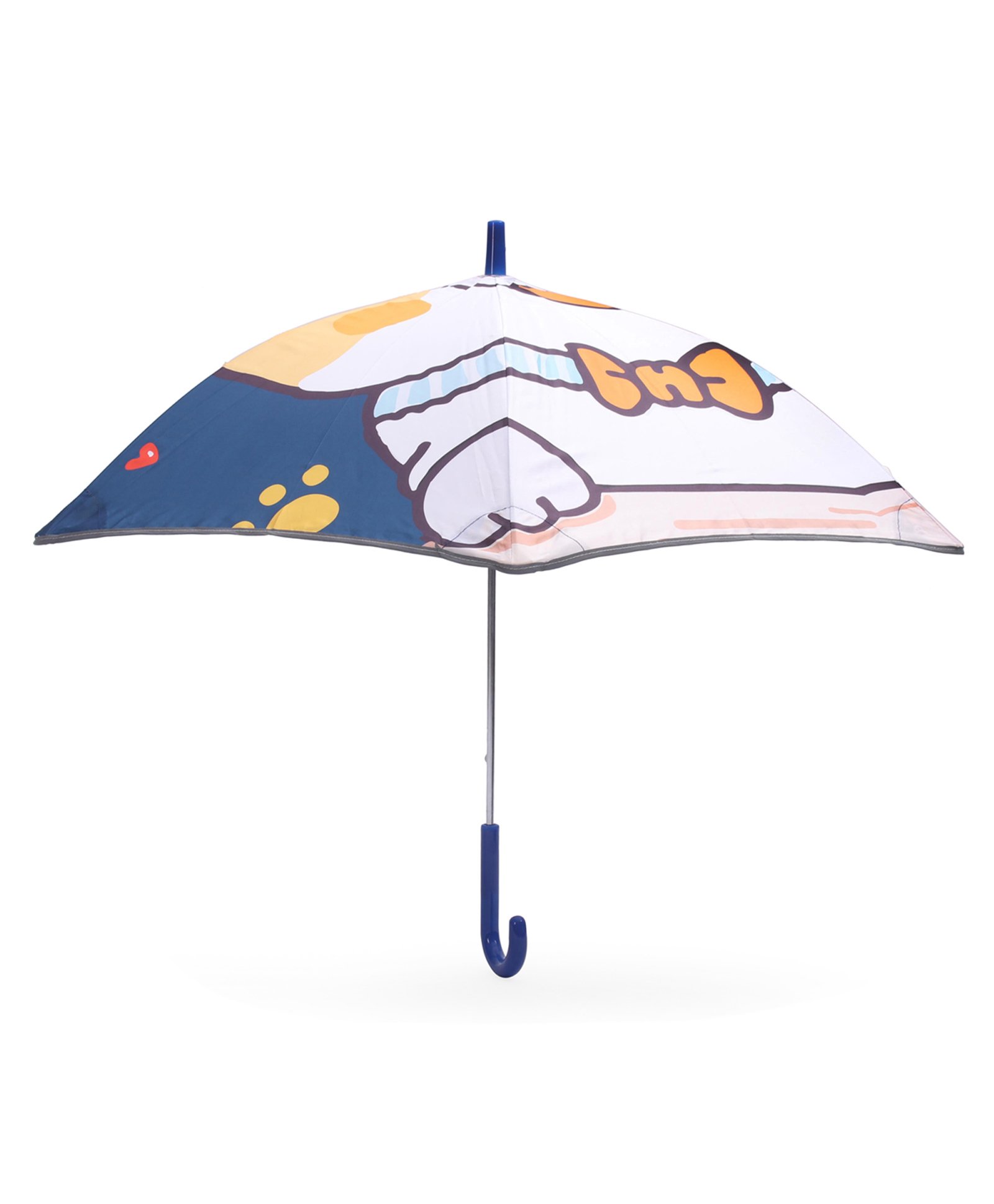 Babyhug Unisex Cat Print Kid's Umbrella - Multicolor-picture-18