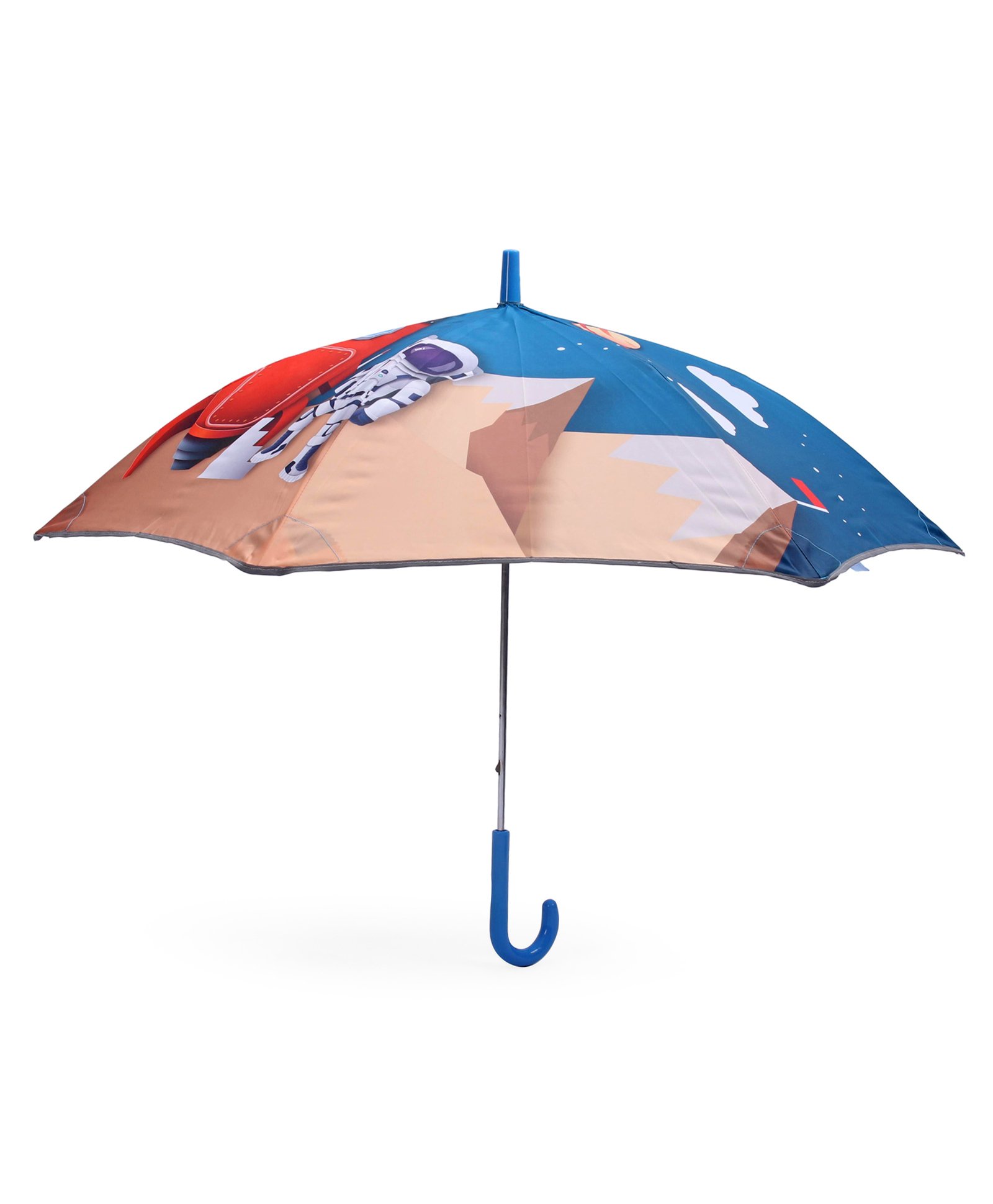 Babyhug Unisex Space Print Kids Umbrella - Multicolour-picture-12