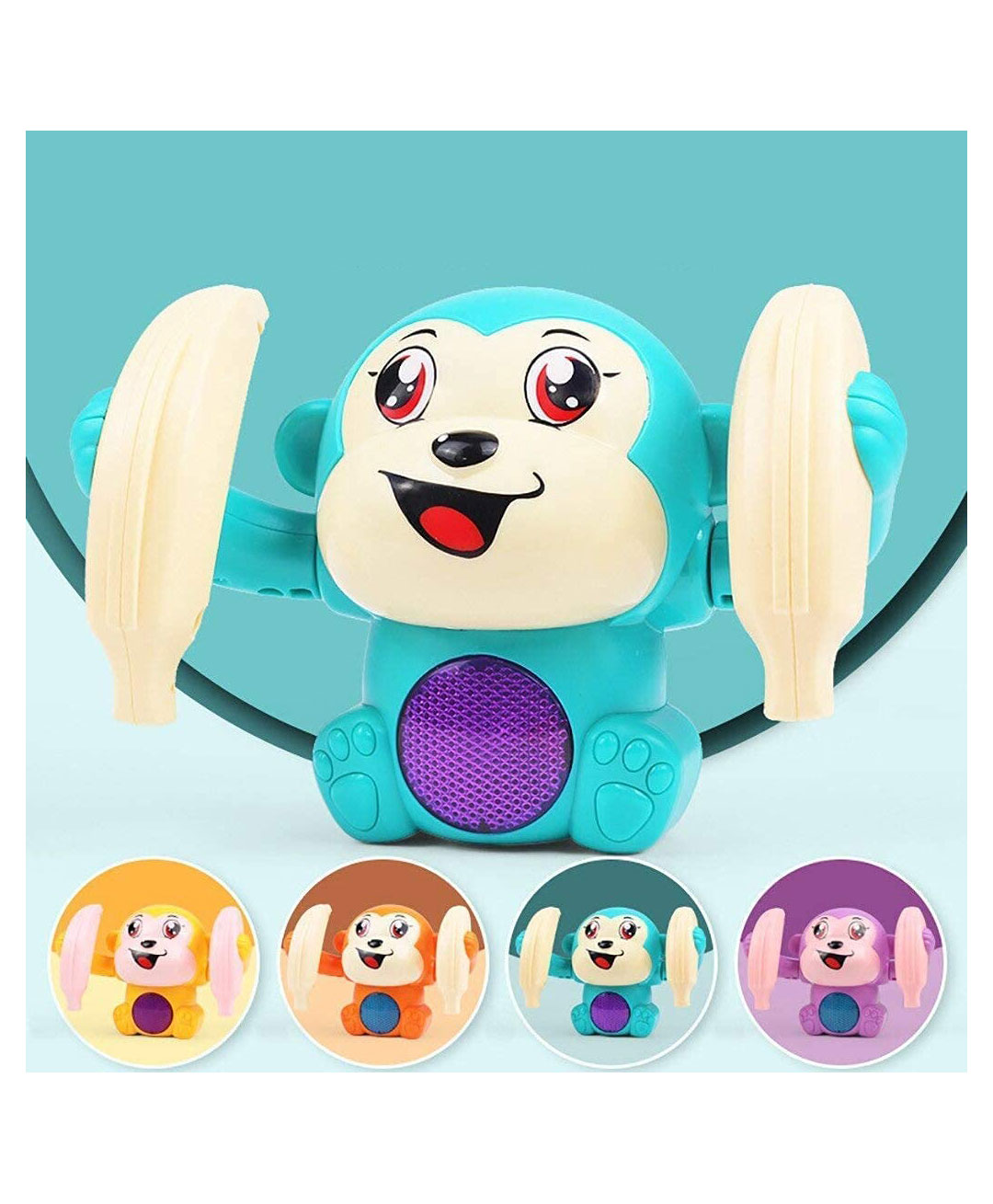 ADKD Dancing and Spinning Monkey Toy With Light And Music (Colour May Vary)-picture-18