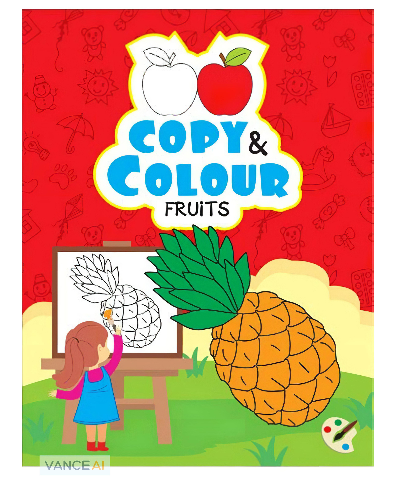 Copy & Colour Fruits Book - English-image-43