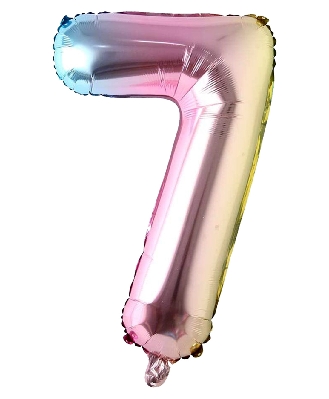 Shopperskart Seven Number Helium Foil Balloon - Length 32 cm-picture-27