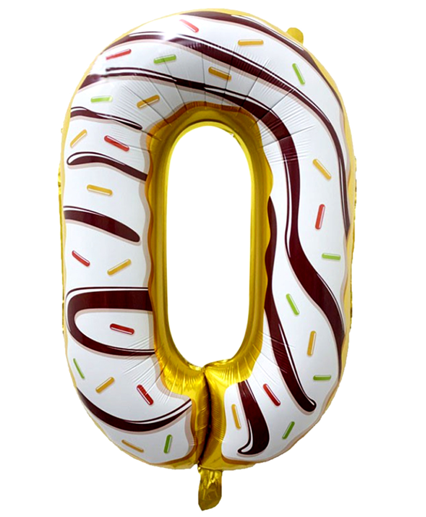 Shopperskart 0 Candy Donut Theme 32 inch Number Toy Foil Balloon Helium Quality For Birthday Party Decoration - Multicolor-image-45