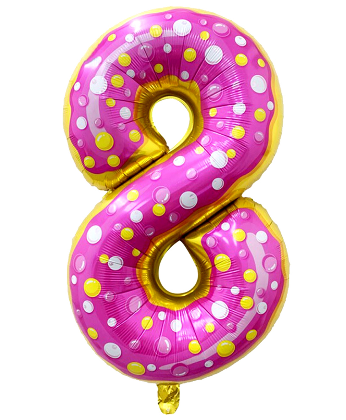 Shopperskart 8 Eight  Candy Donut Theme 32inch Number Toy Foil Balloon Helium Quailty For Birthday Party Decoration-Multicolor-Pack Of 1-image-43