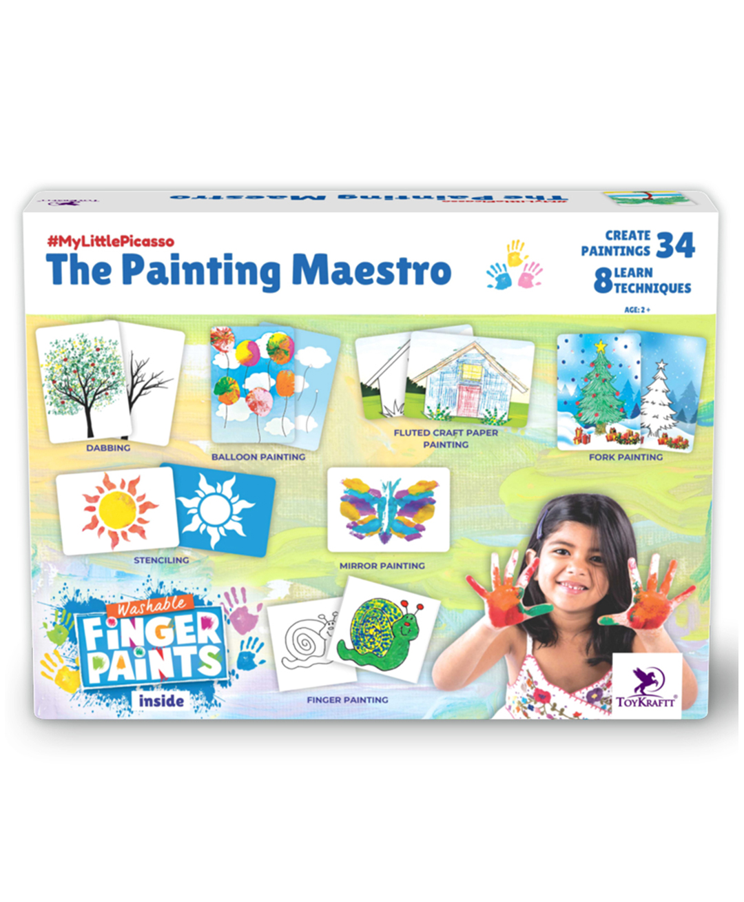 toykraftt Toy Kraft  FINGER PAINTING MEGA KIT-picture-15