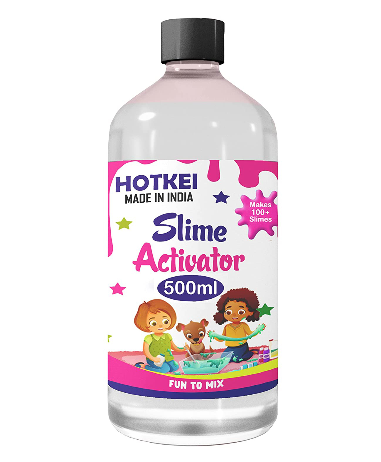HOTKEI Slime Activator DIY Magic Toy Jelly Putty Making Kit Set Borax For Making Slime at Home- 500 ml-image-20